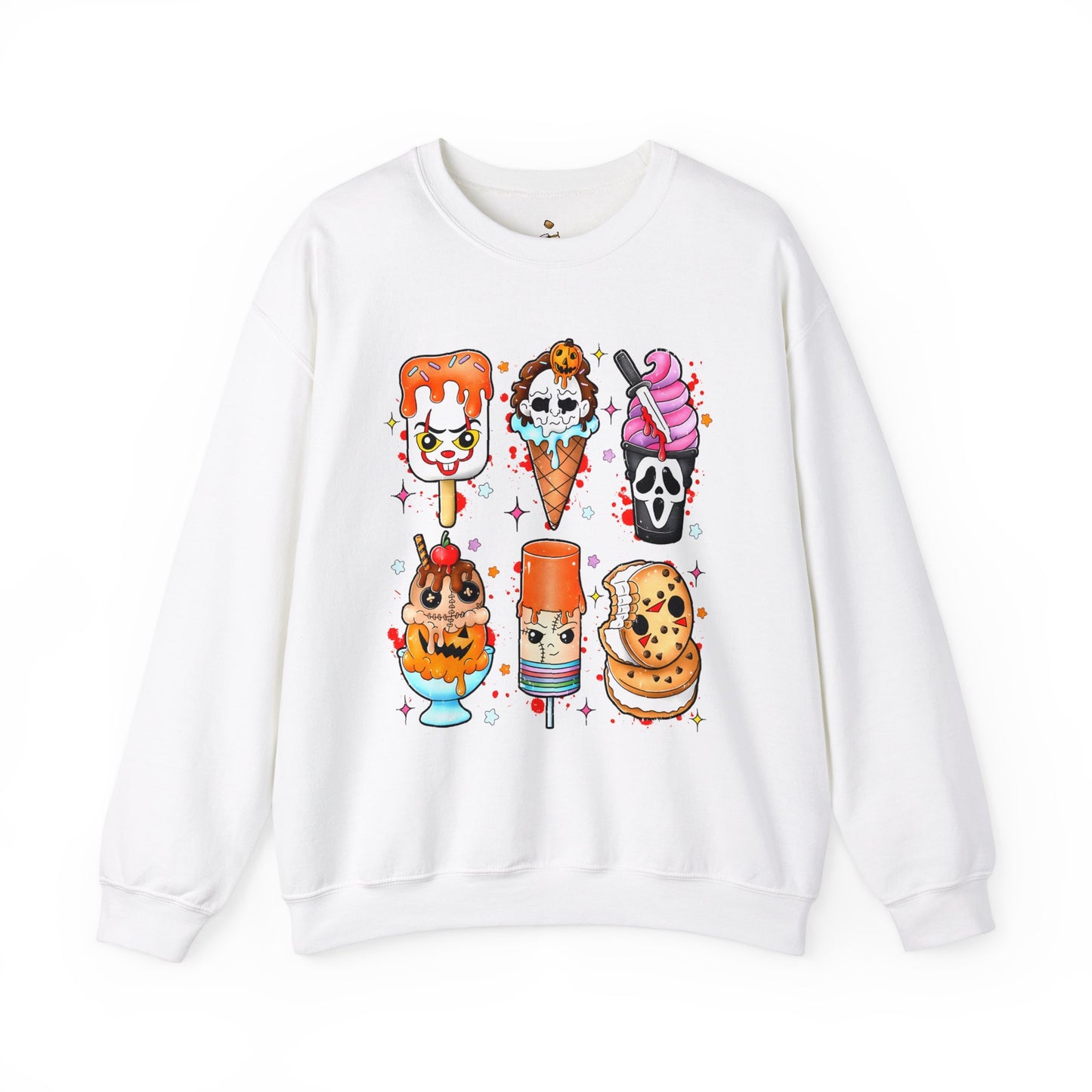 Horror Ice Cream - Unisex Heavy Blend™ Crewneck Sweatshirt