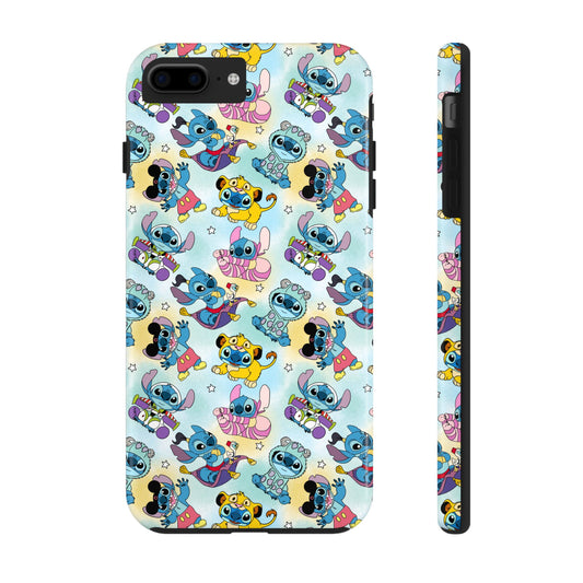 Blue Alien Dress Up - Tough Phone Cases