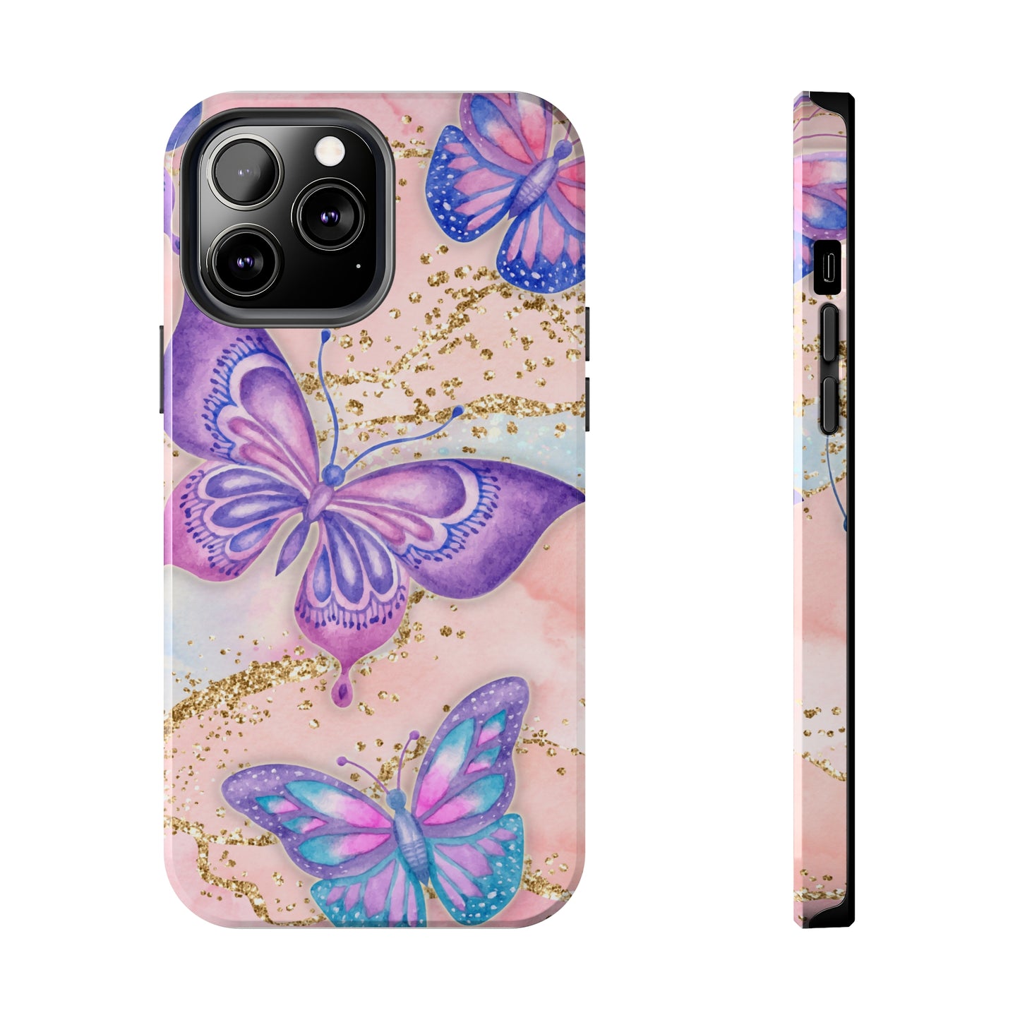 Marble Butterfly - Tough Phone Cases