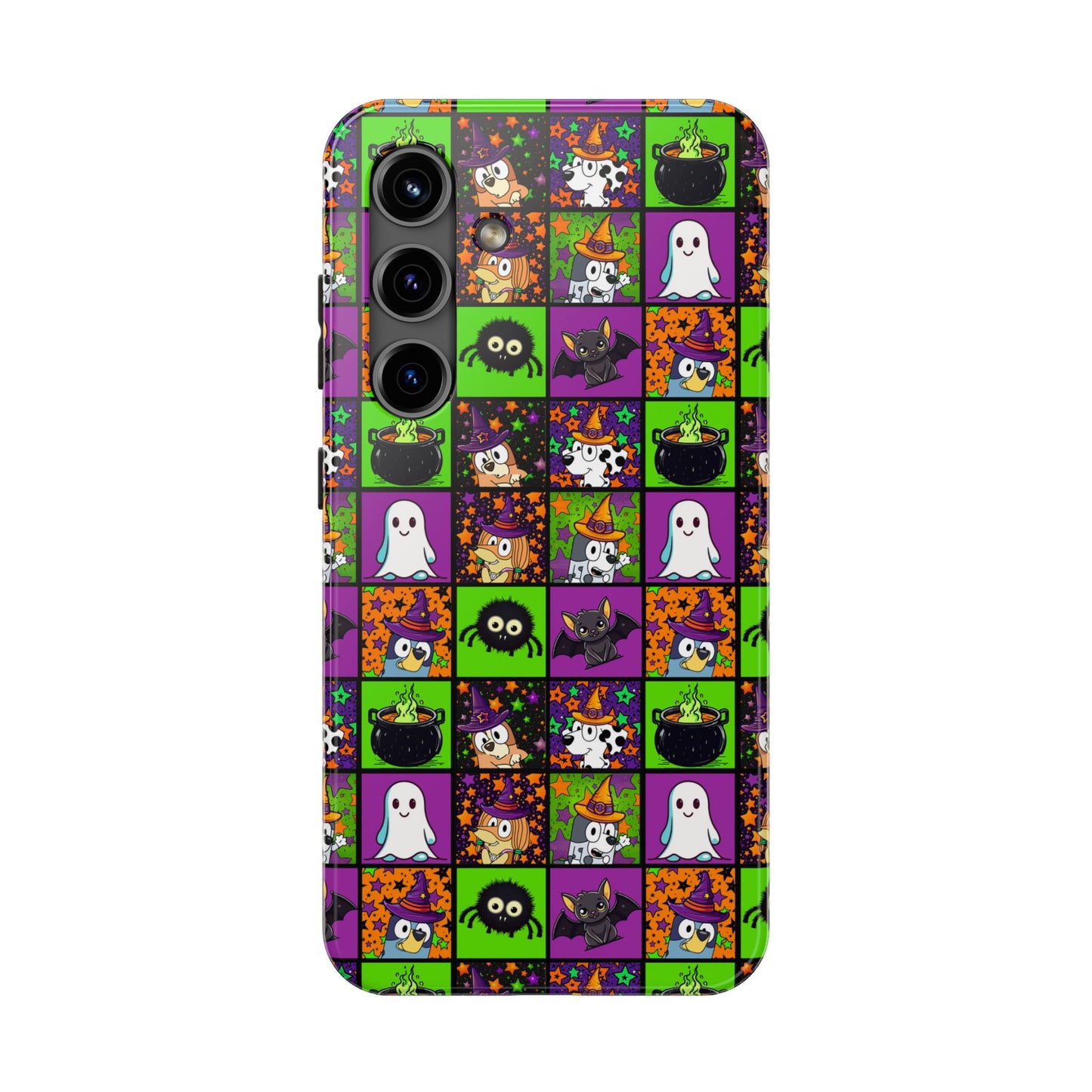 Blue Pup Halloween -  Tough Phone Cases