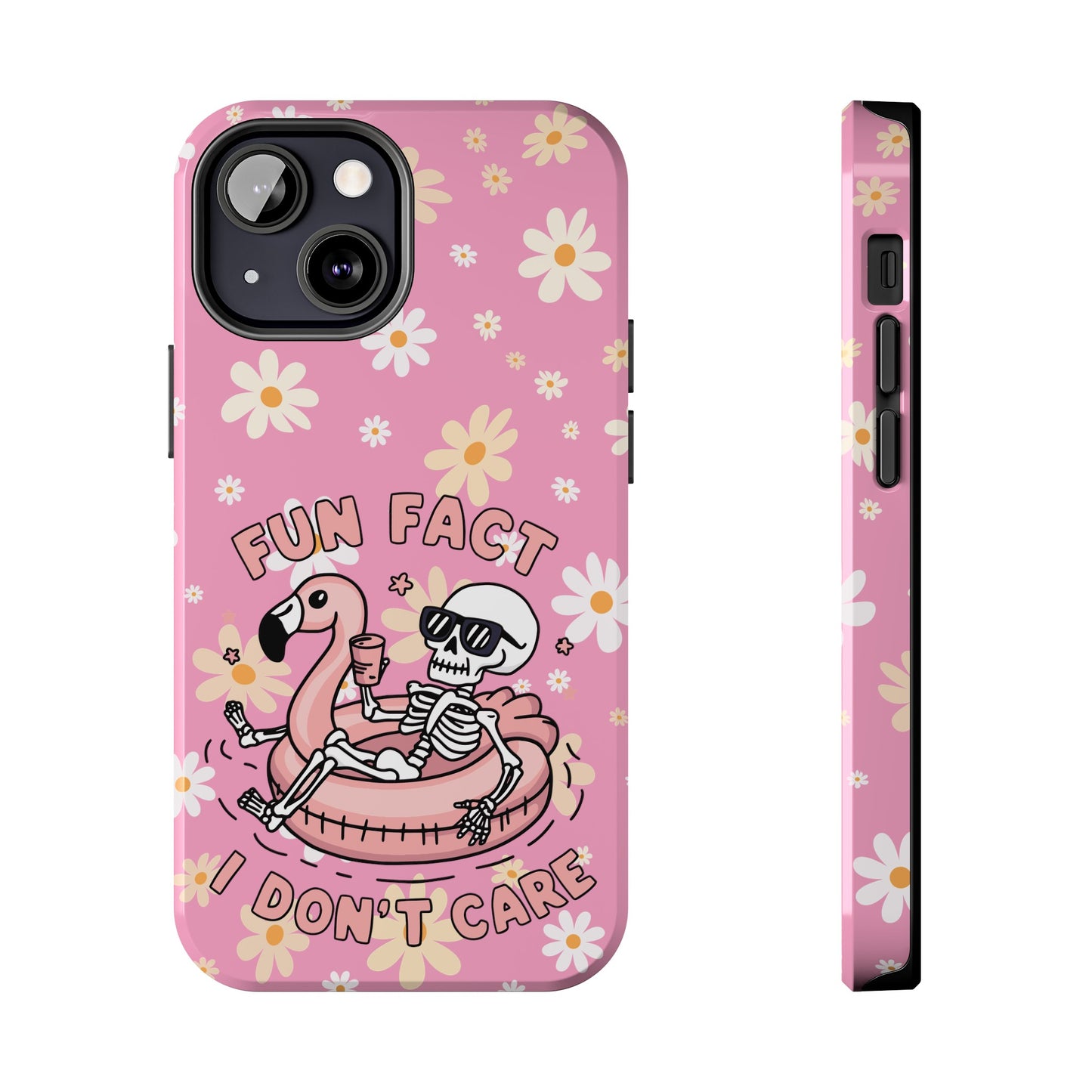 Fun Face I Dont Care  - Tough Phone Cases