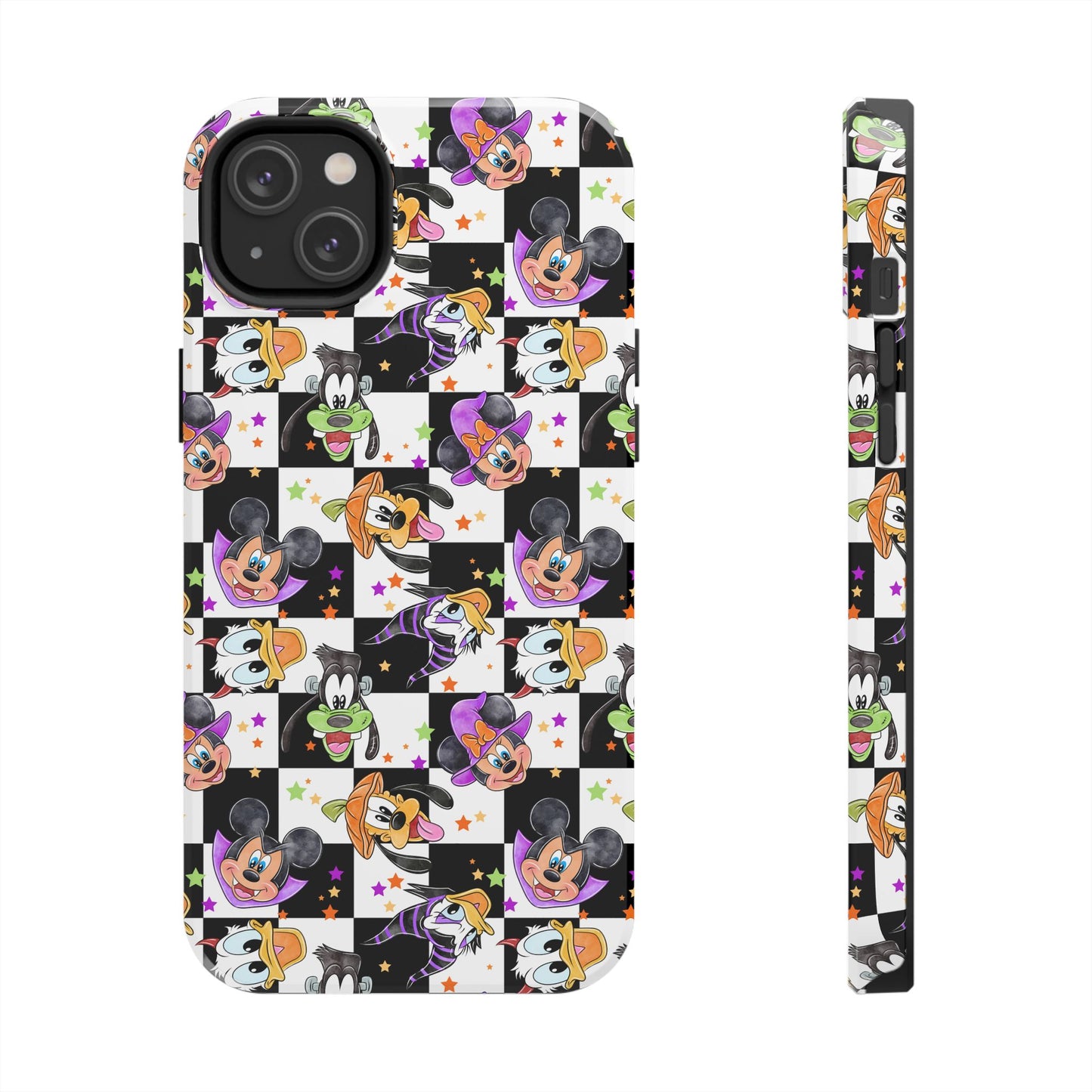 Checkered Halloween Pals  - Tough Phone Cases