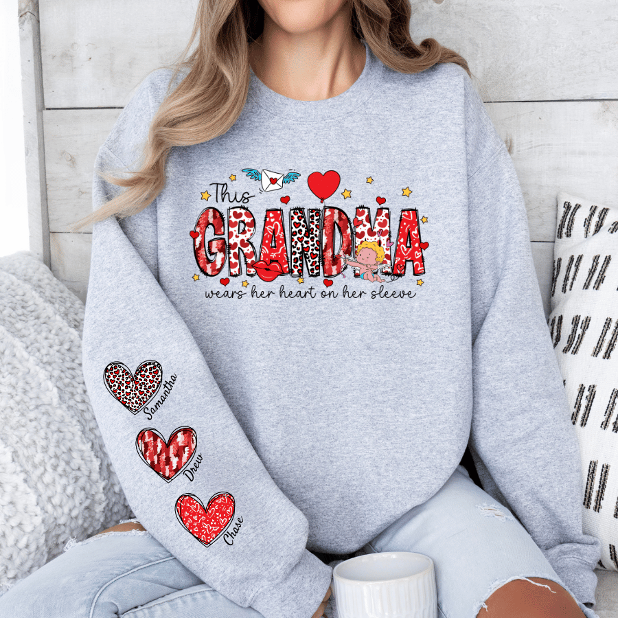 💖 This Weekend Only: Personalized Valentine Sweatshirt!