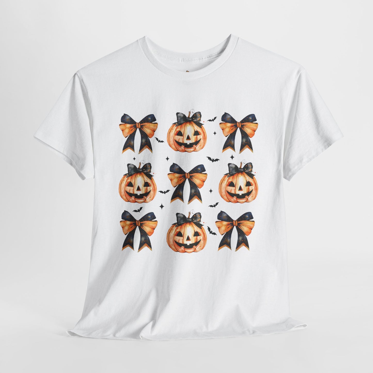 Pretty Little Jack-O-Lanterns -  Unisex Heavy Cotton Tee