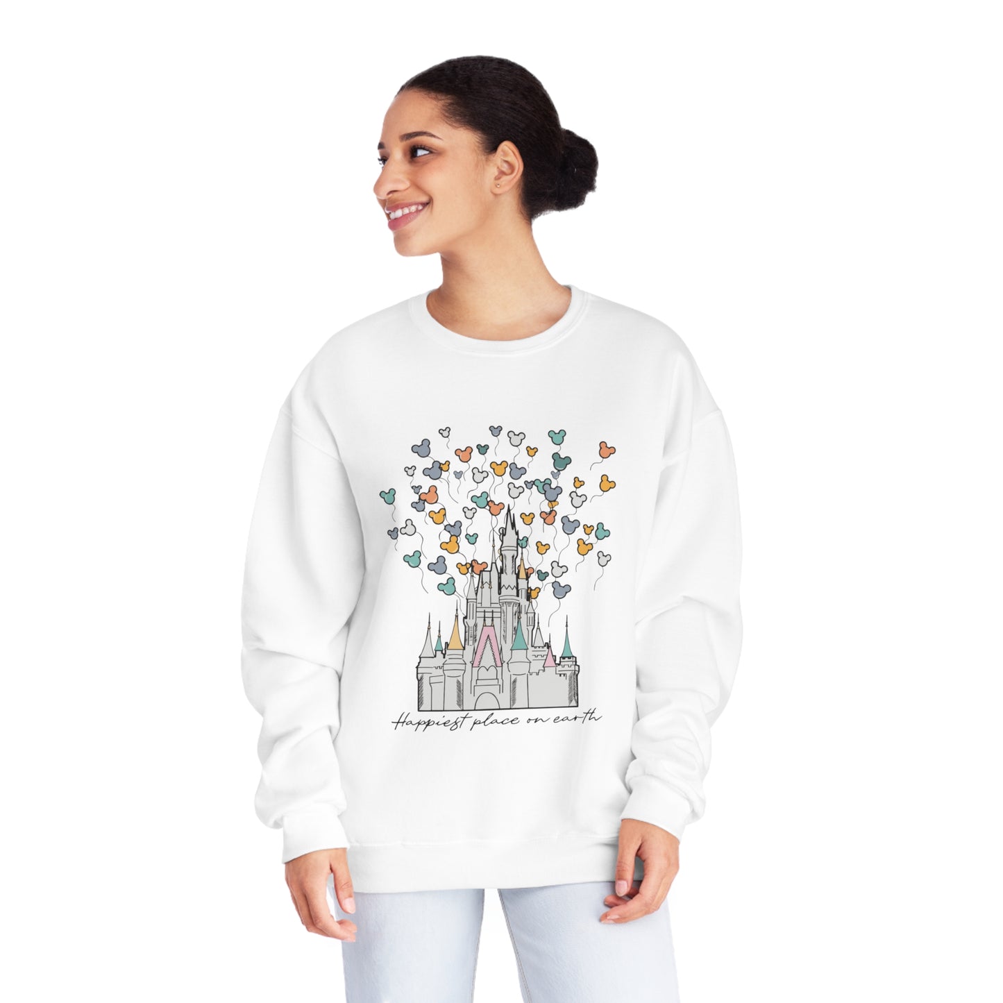 Happiest Place - Unisex NuBlend® Crewneck Sweatshirt