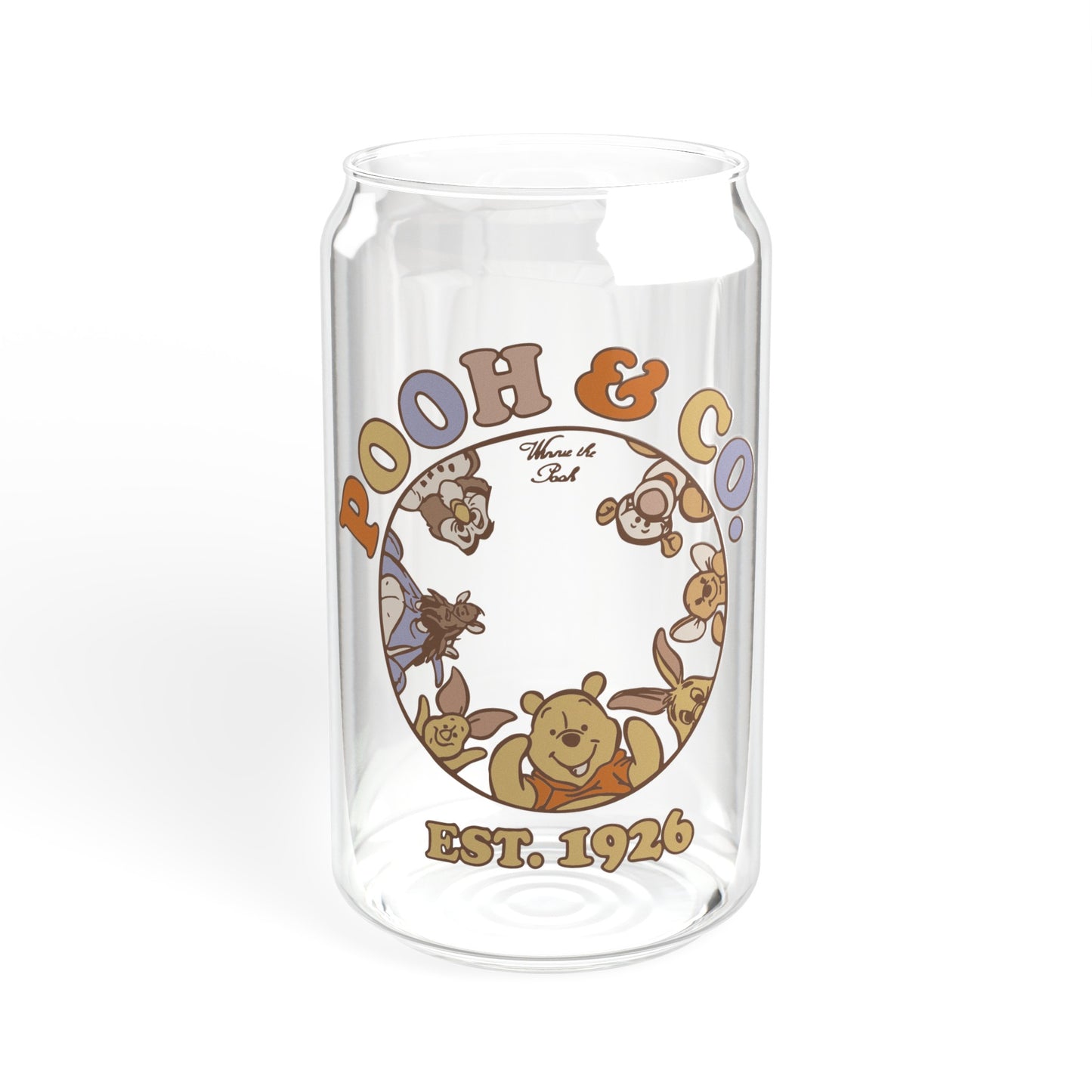 Pooh & Co - Sipper Glass, 16oz