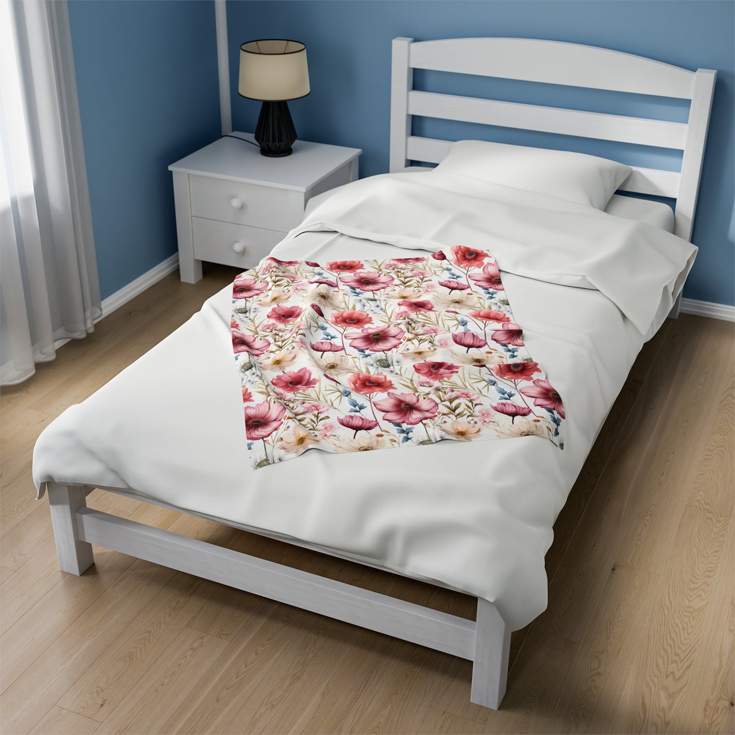 Summer Flowers - Plush Blanket