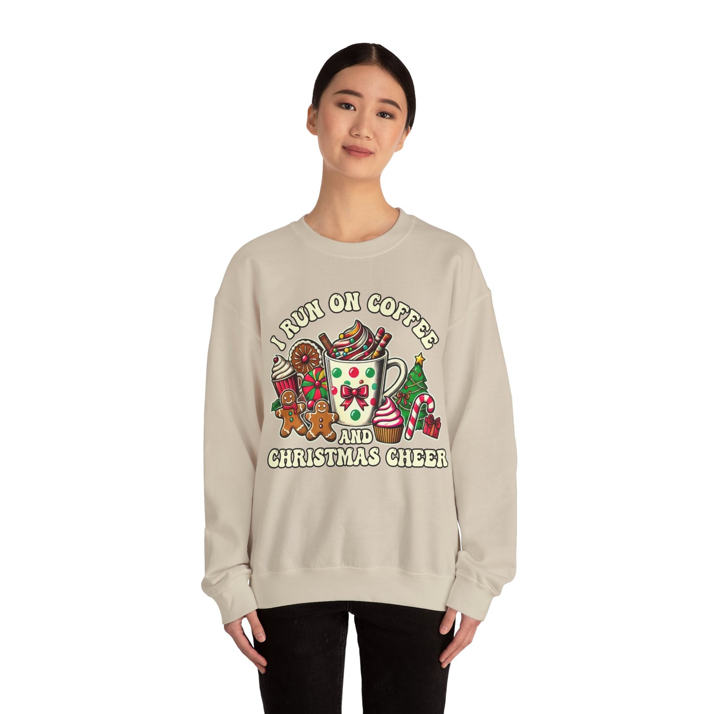 Coffee And Christmas Cheer Christmas Sweatshirt