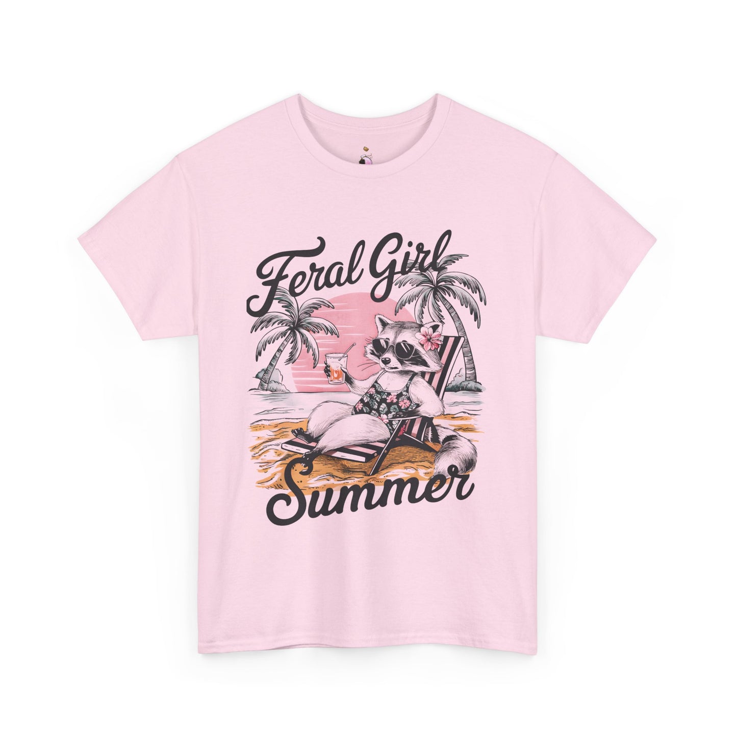 Feral Girl Summer - Unisex Heavy Cotton Tee