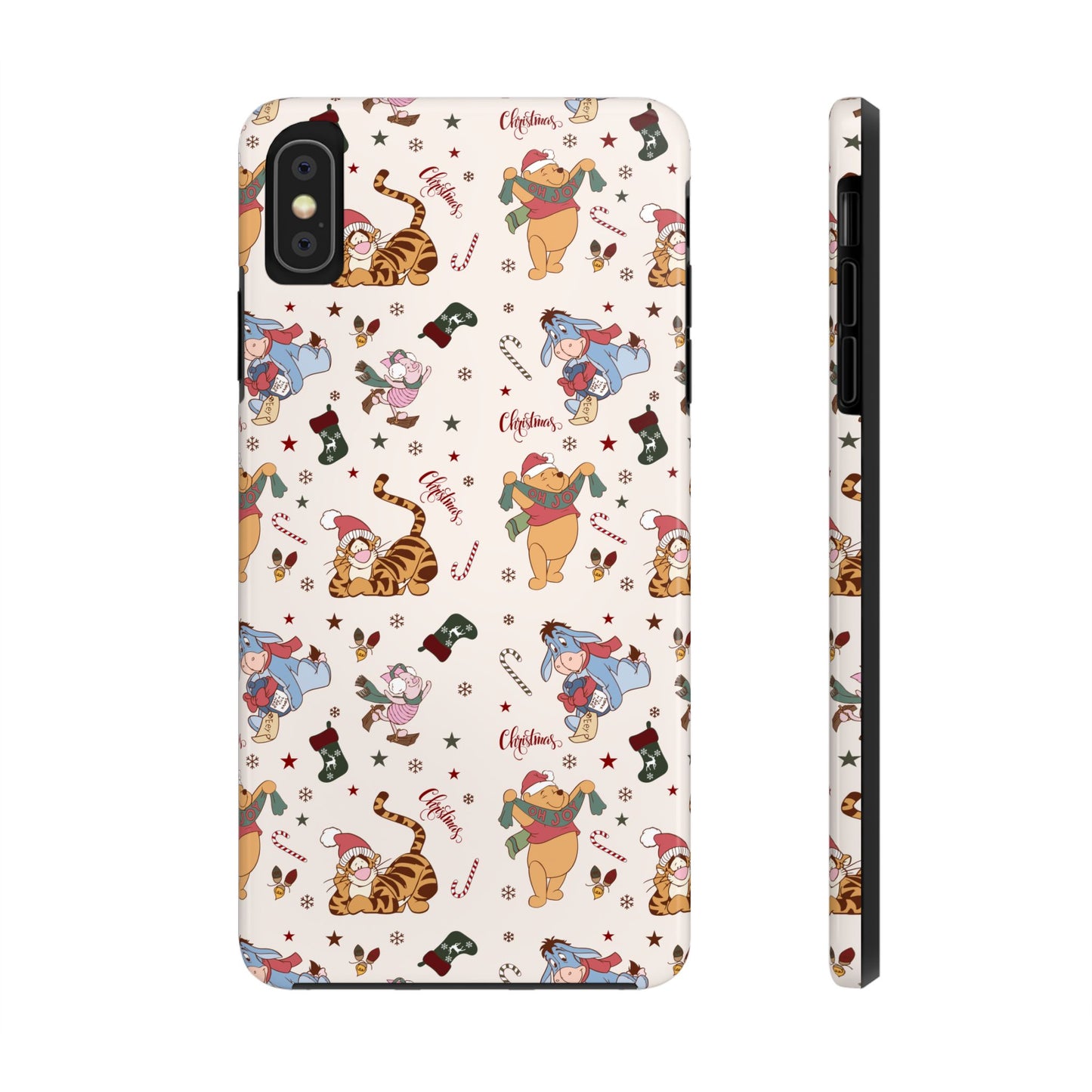 100 Acre Woods Christmas  -  Tough Phone Cases