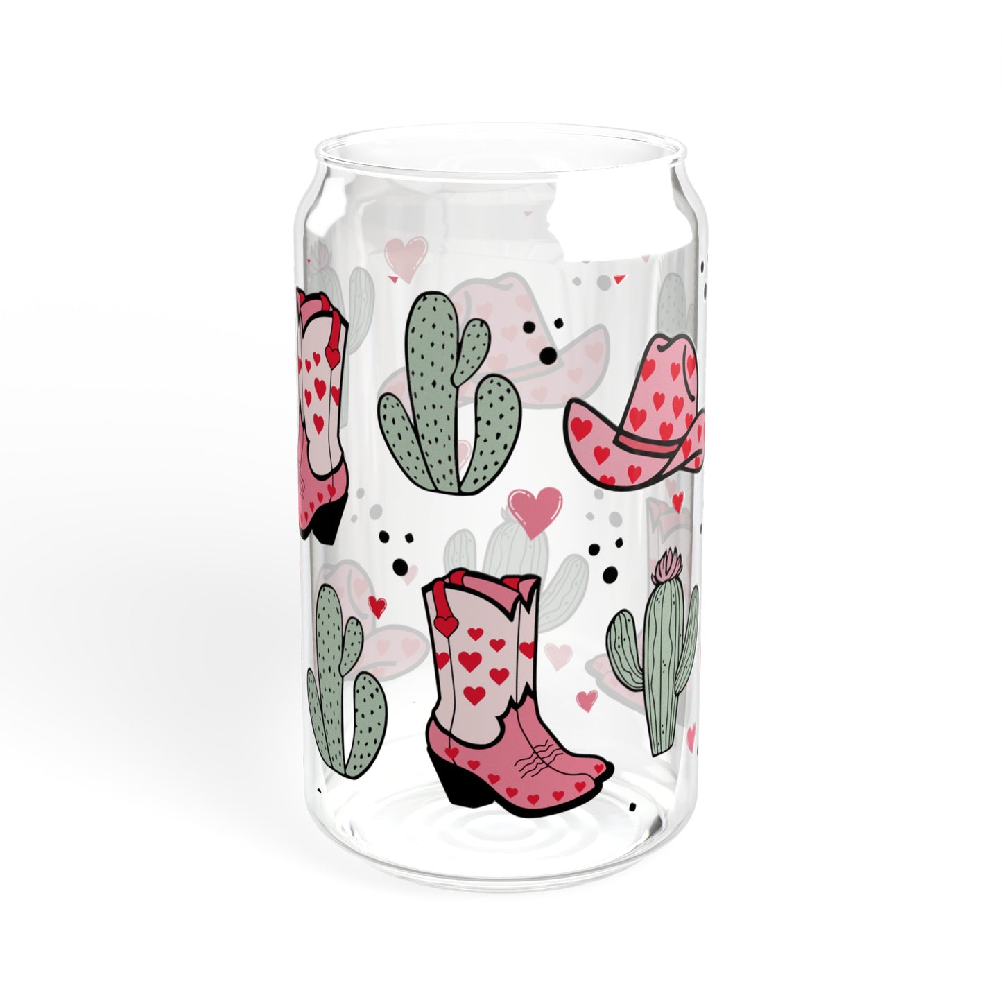 Cactus Cowgirl - Sipper Glass, 16oz