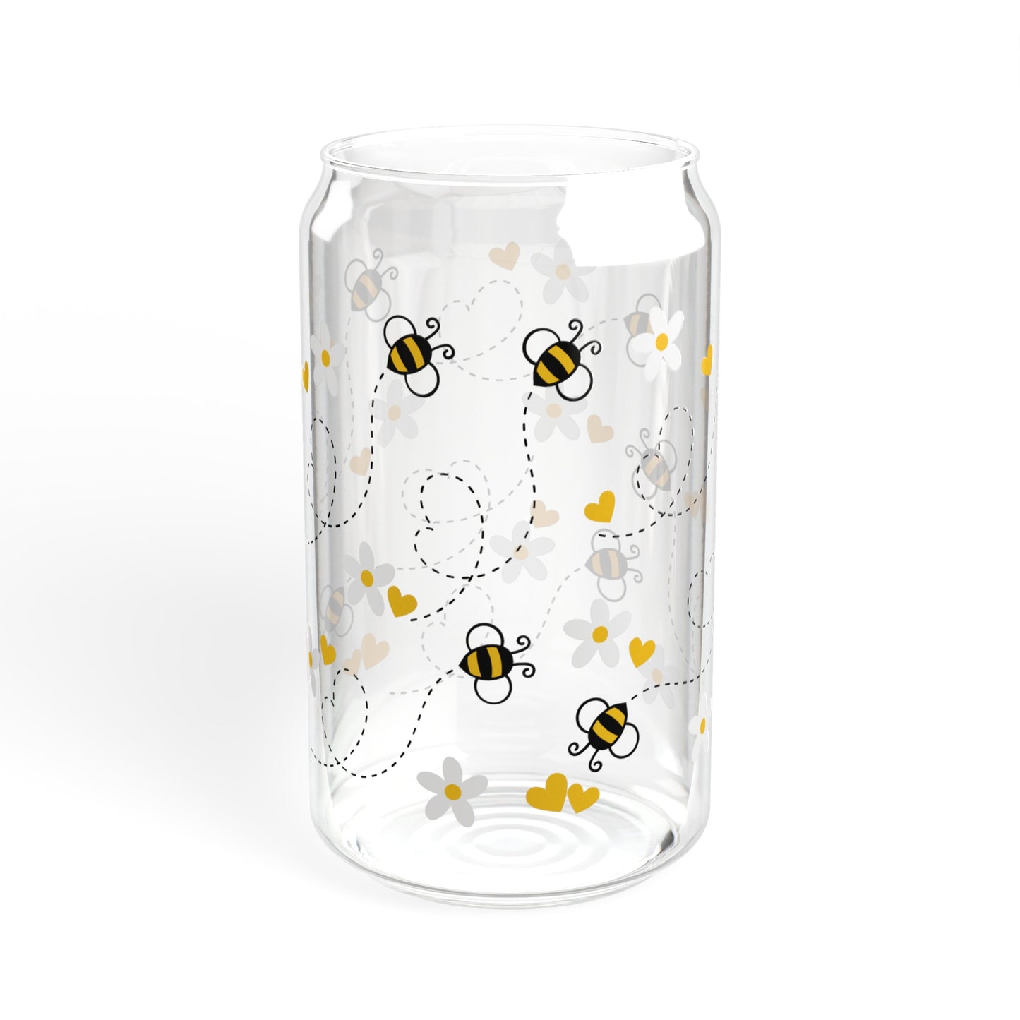 Buzzing Bees - Sipper Glass, 16oz