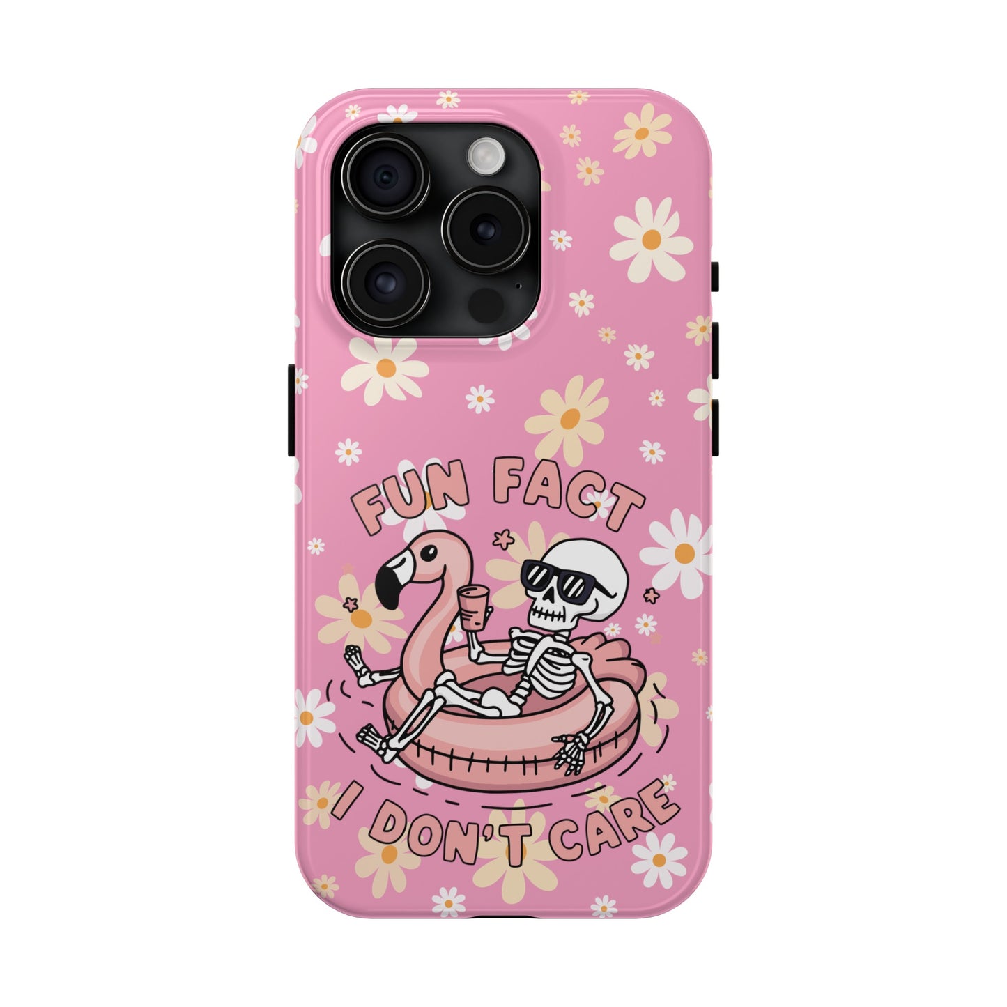 Fun Face I Dont Care  - Tough Phone Cases