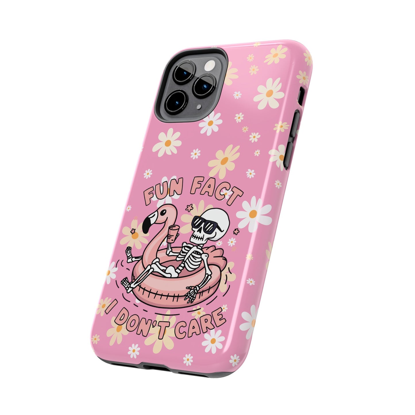 Fun Face I Dont Care  - Tough Phone Cases