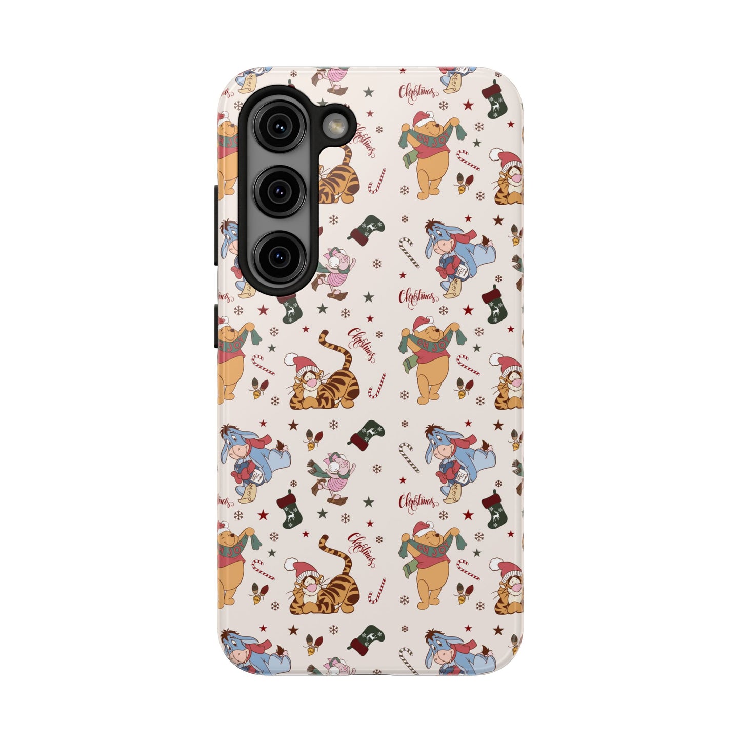 100 Acre Woods Christmas  -  Tough Phone Cases