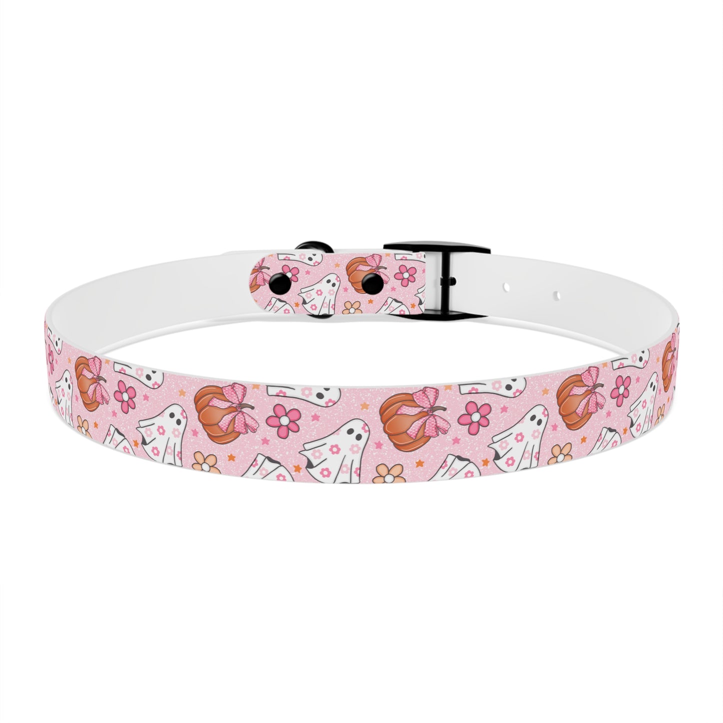 Pink Ghost  - Dog Collar