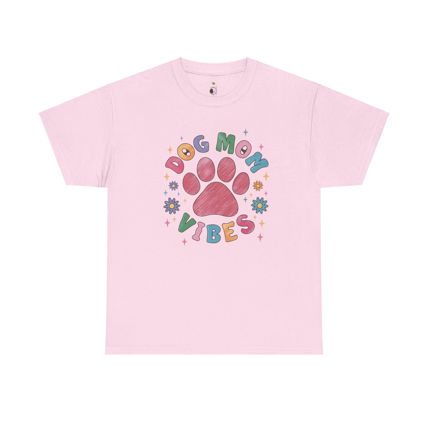 Dog Mom Vibes - Unisex Heavy Cotton Tee