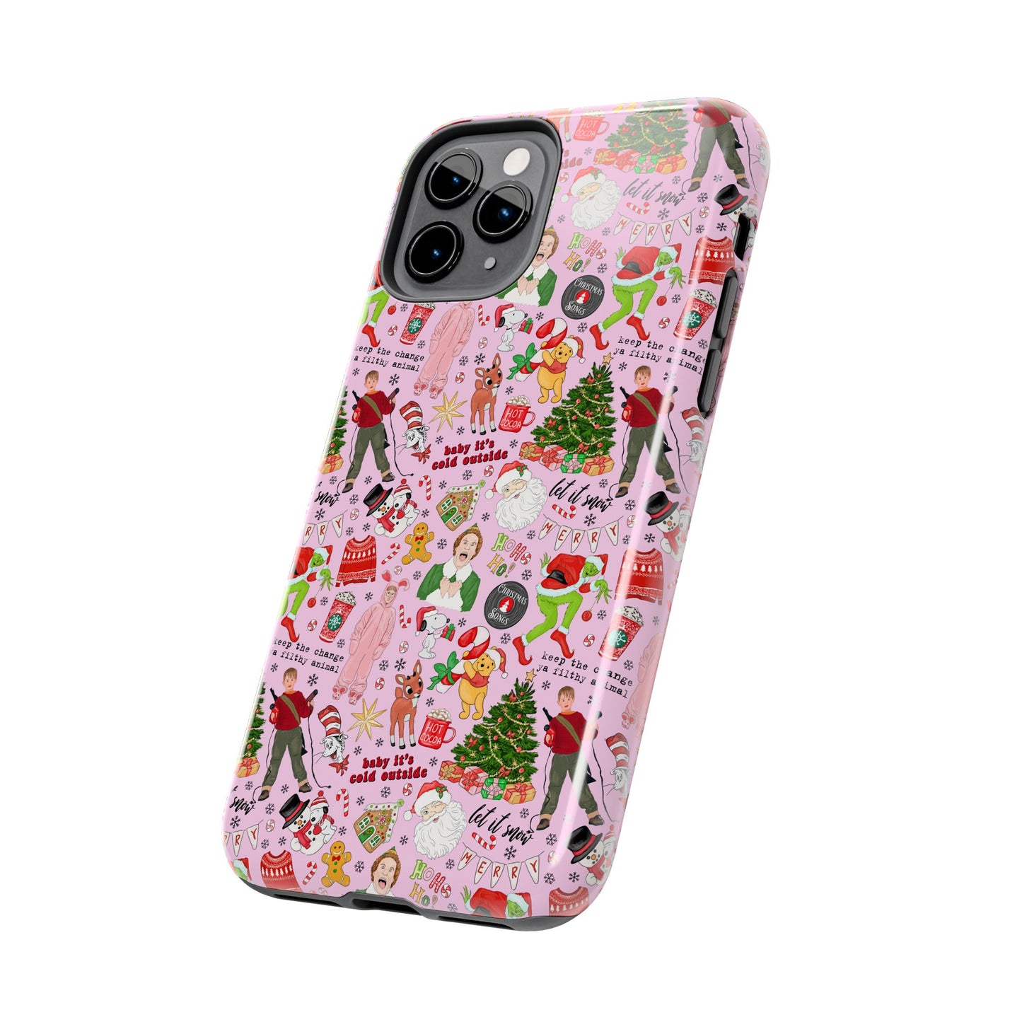 Pink Classic Christmas Movies  -  Tough Phone Cases