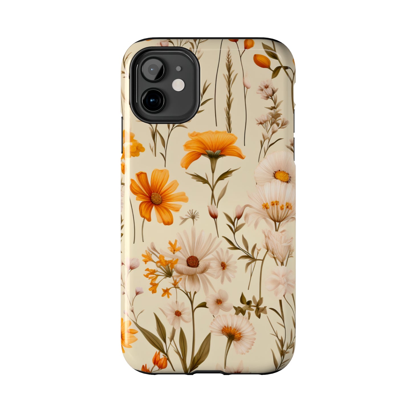 Yellow Floral - Tough Phone Cases