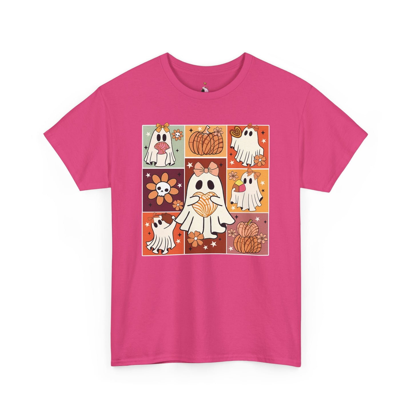 Retro Ghosts - Halloween Tee - Shirt