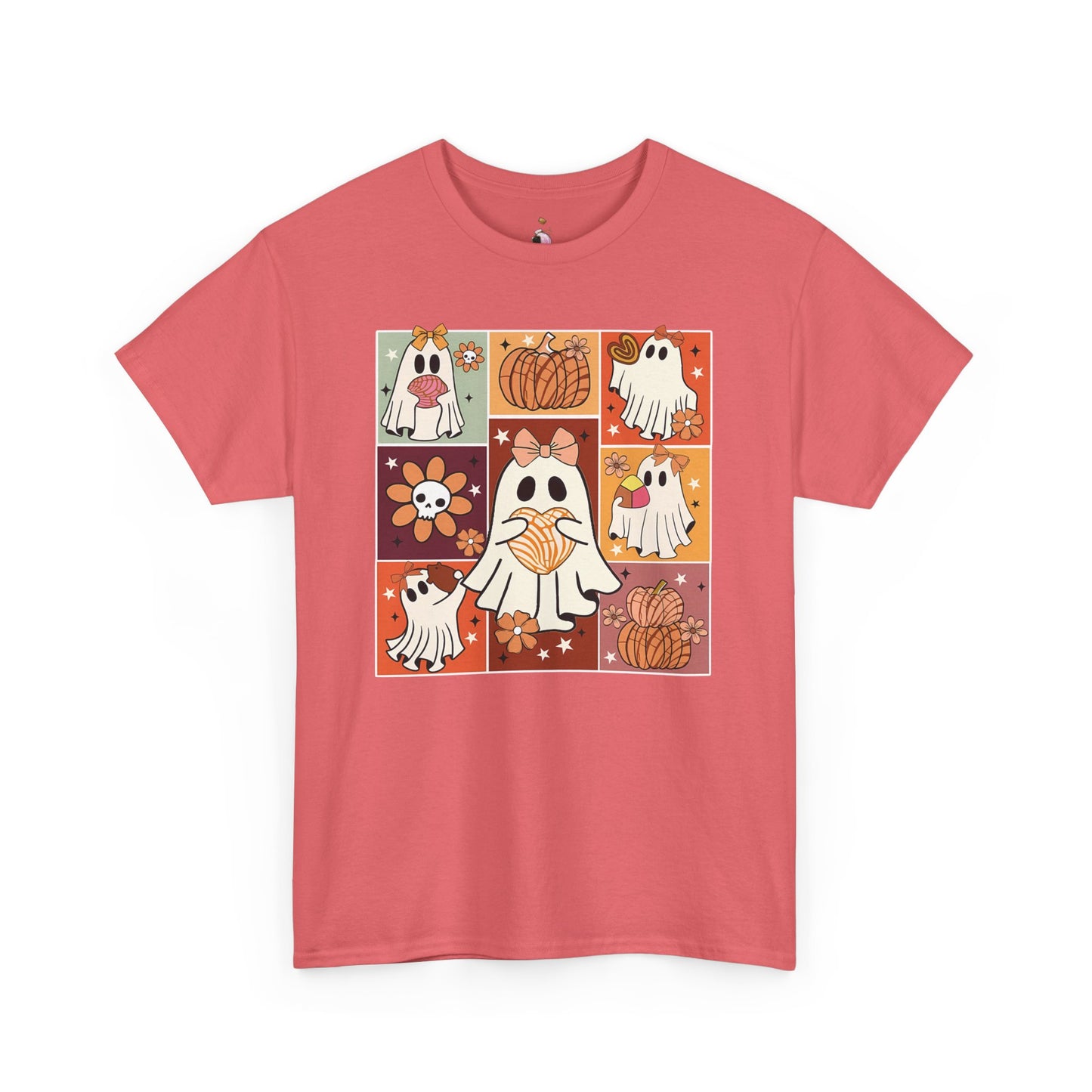 Retro Ghosts - Halloween Tee - Shirt