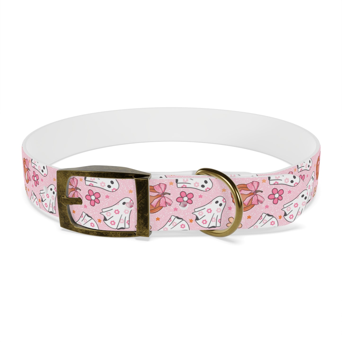 Pink Ghost  - Dog Collar