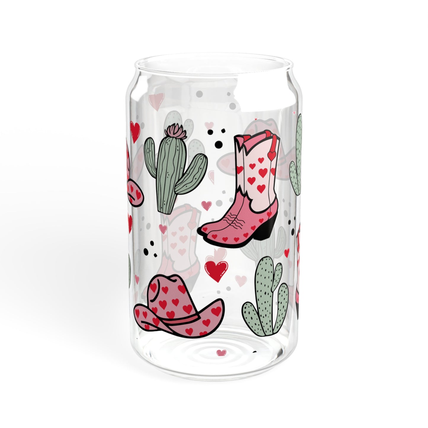 Cactus Cowgirl - Sipper Glass, 16oz