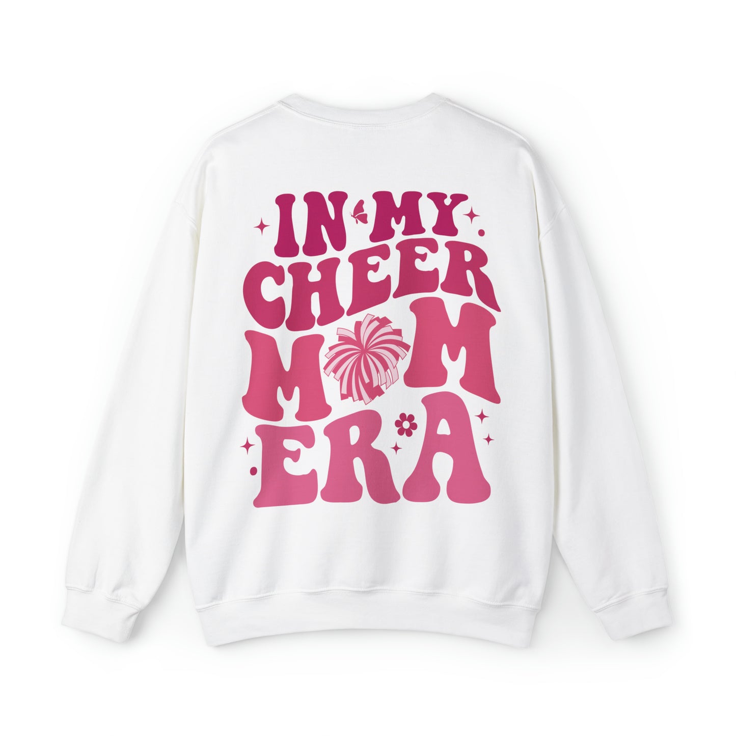 Cheer Mom Era - Front & Back  -  Unisex Heavy Blend™ Crewneck Sweatshirt