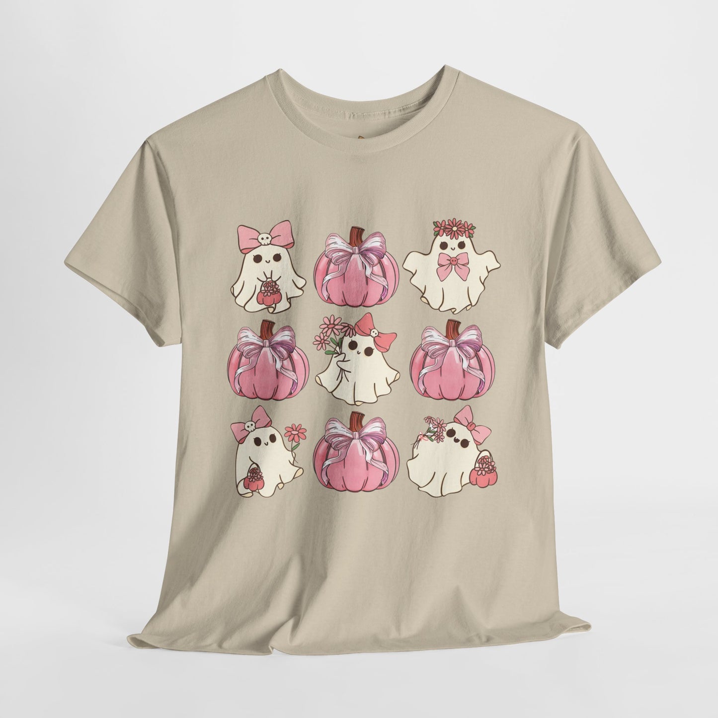 Pretty In Pink Ghosts  - Unisex Heavy Cotton Tee