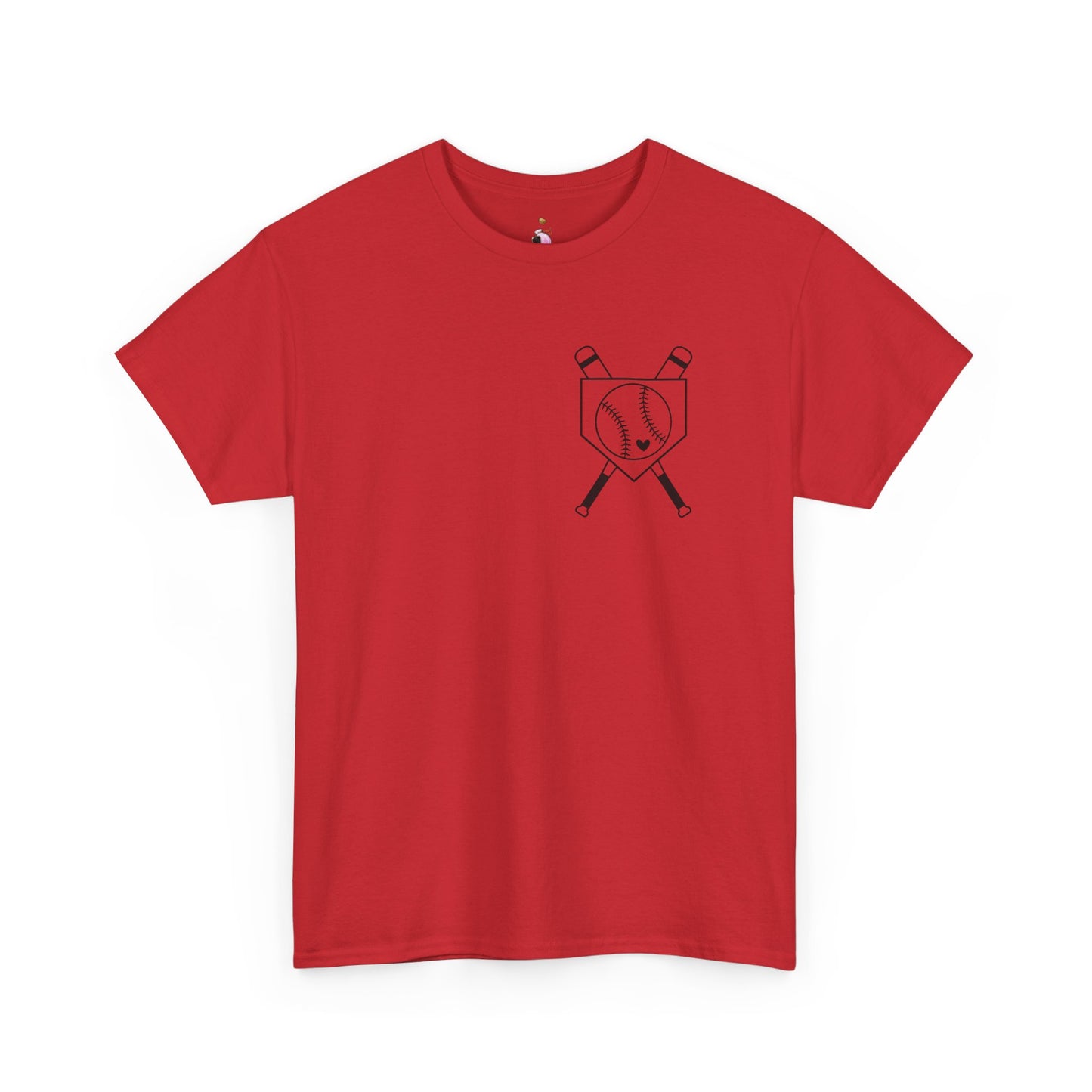 At The Ballpark Is Where I Spend Most Of My Days  - Unisex Heavy Cotton Tee