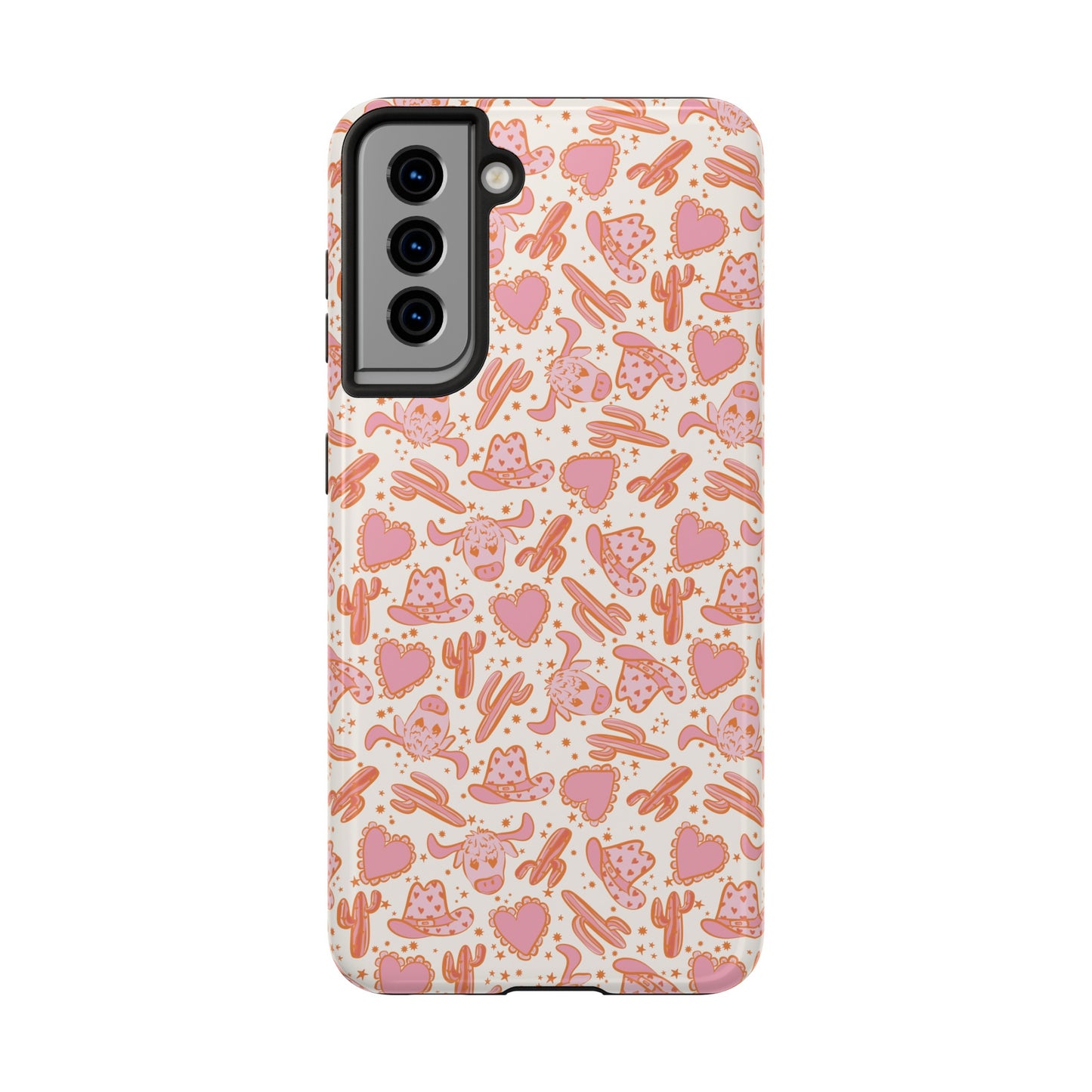 Pink Western Cowgirl  - Tough Phone Cases