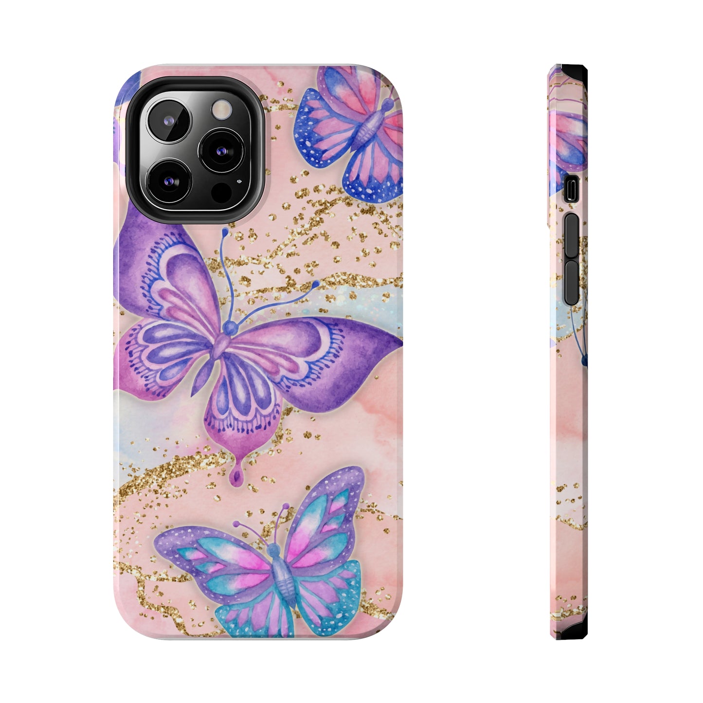 Marble Butterfly - Tough Phone Cases