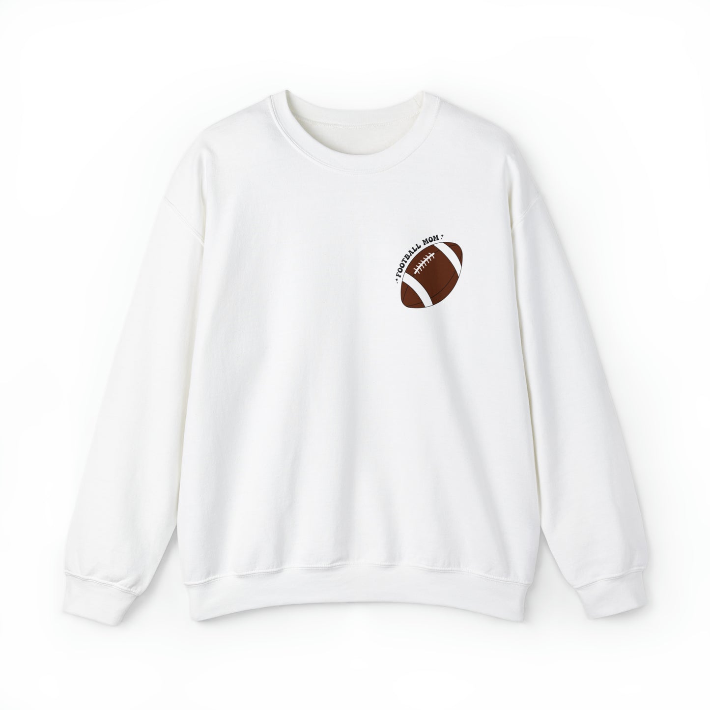 Football Mom Era - Front & Back - Unisex Heavy Blend™ Crewneck Sweatshirt