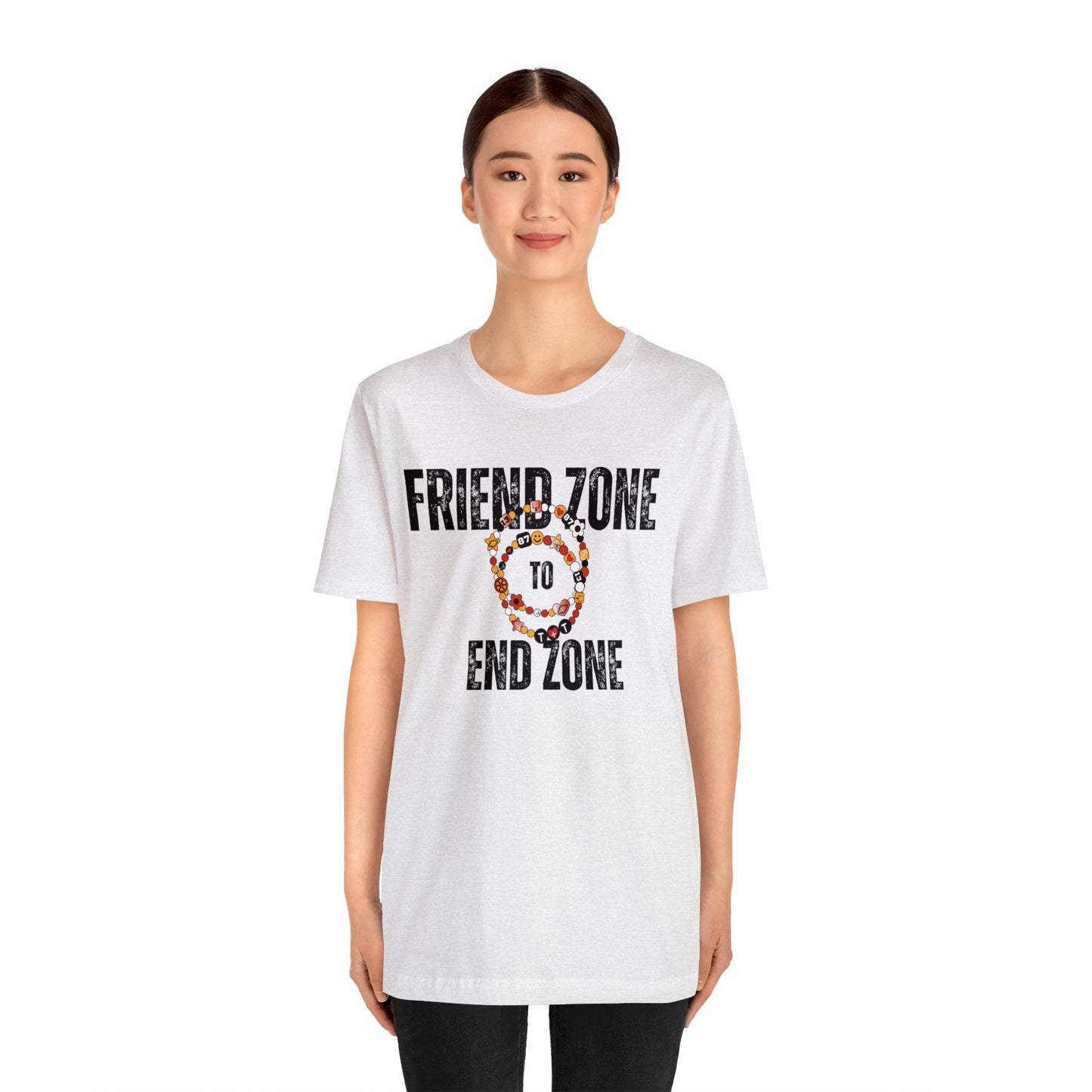 Friend Zone To The End Zone - Unisex Jersey Short Sleeve Tee