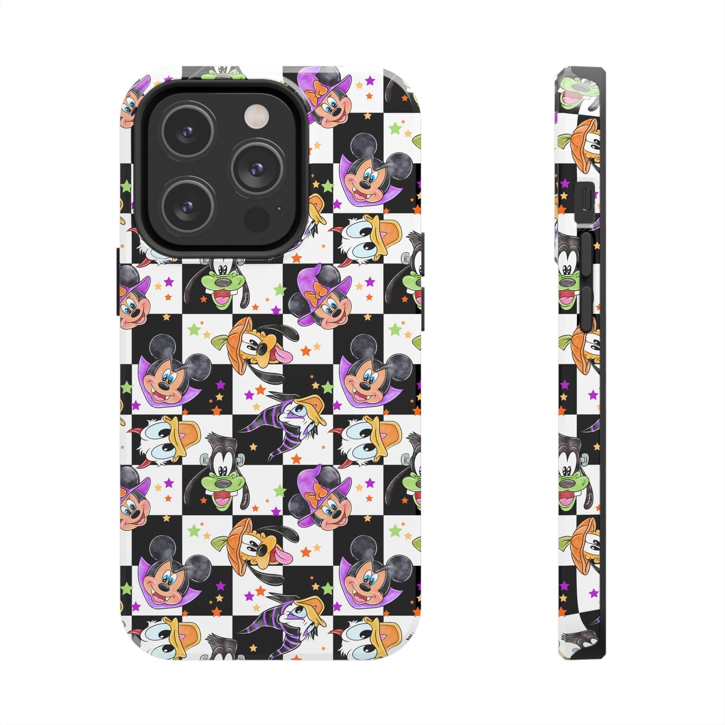 Checkered Halloween Pals  - Tough Phone Cases