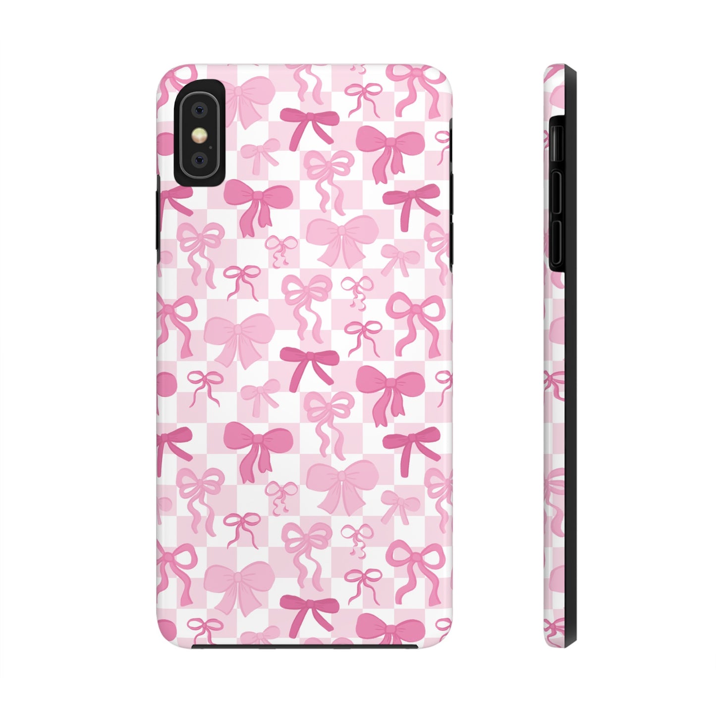 Coquette Pink Bow Girly - Tough Phone Cases