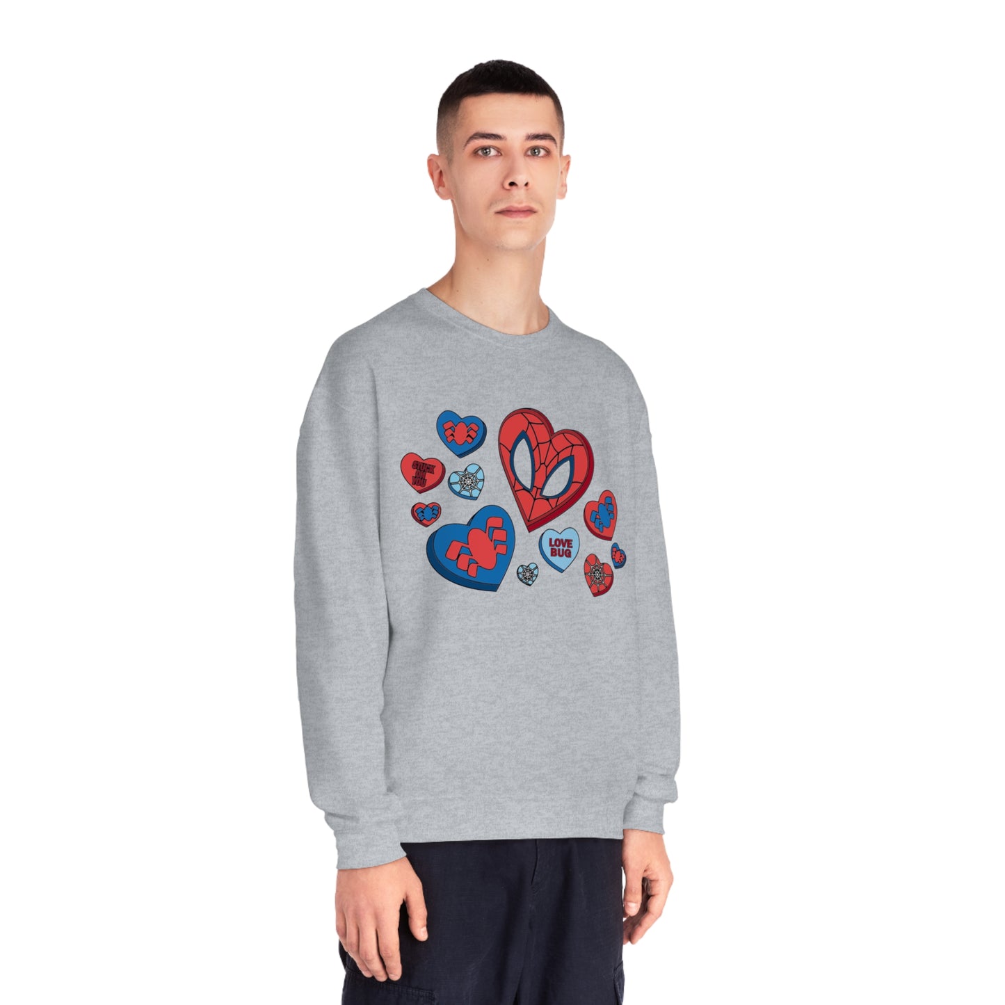 Spidey Hearts - Unisex NuBlend® Crewneck Sweatshirt