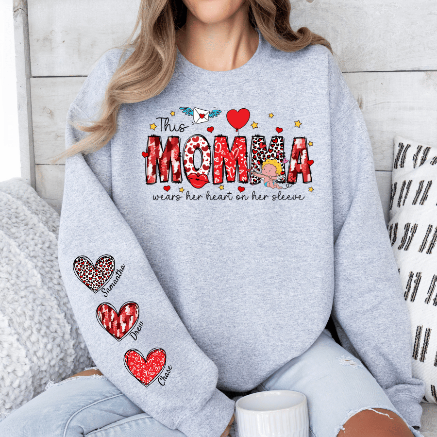 💖 This Weekend Only: Personalized Valentine Sweatshirt!