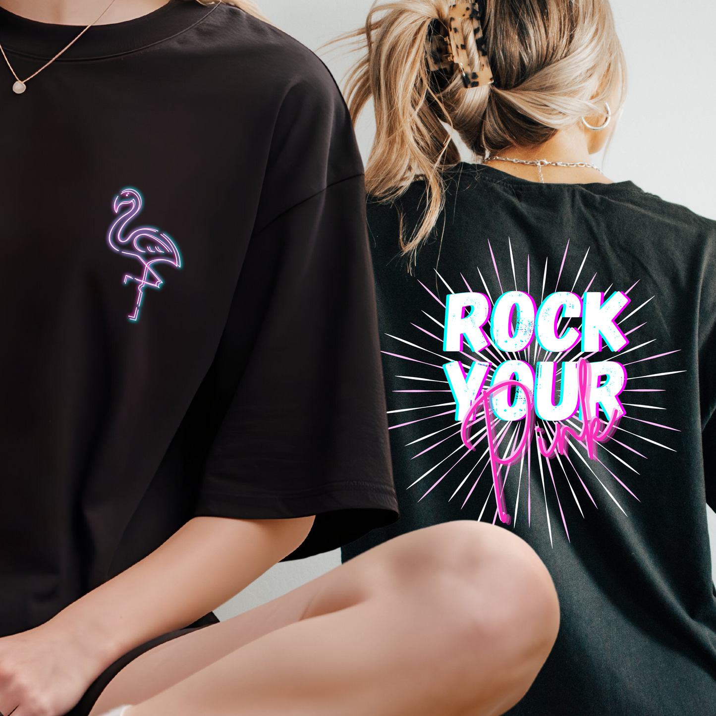 Neon Rock Your Pink  -Tshirt