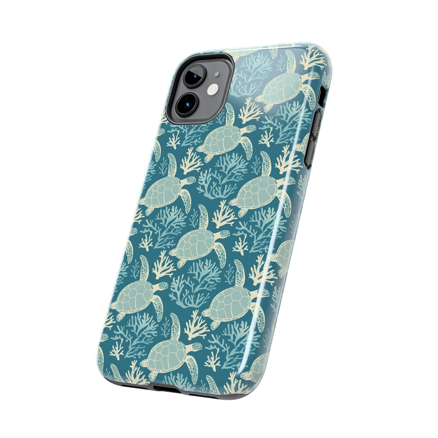 Blue Sea Turtle  - Tough Phone Cases