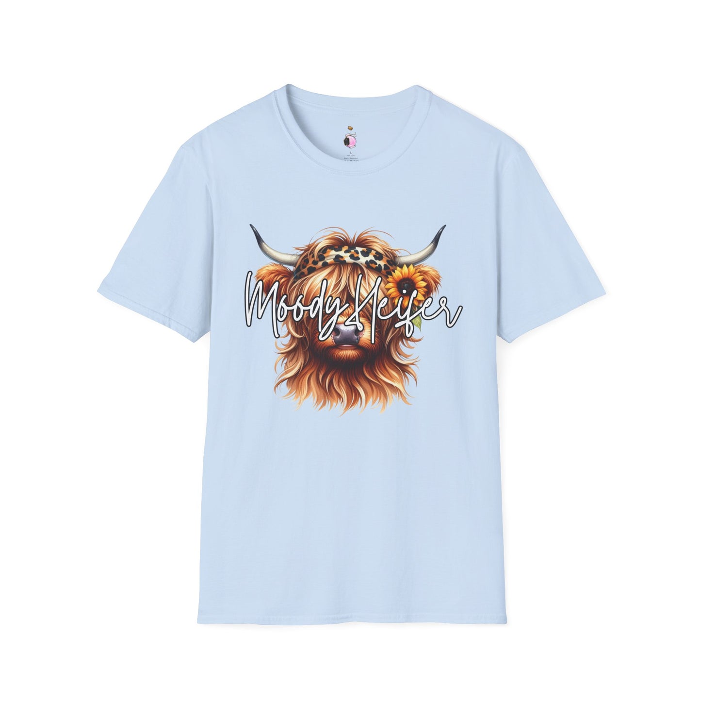 Moody Heifer - Unisex Softstyle T-Shirt