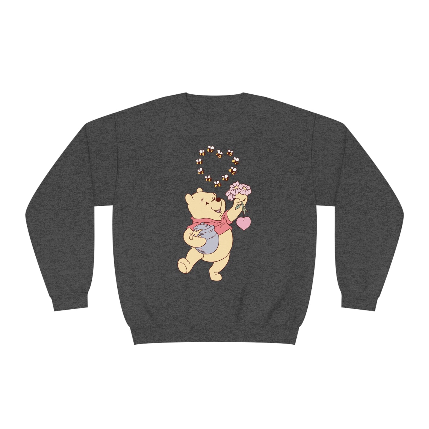 Honey Bee Heart - Unisex NuBlend® Crewneck Sweatshirt