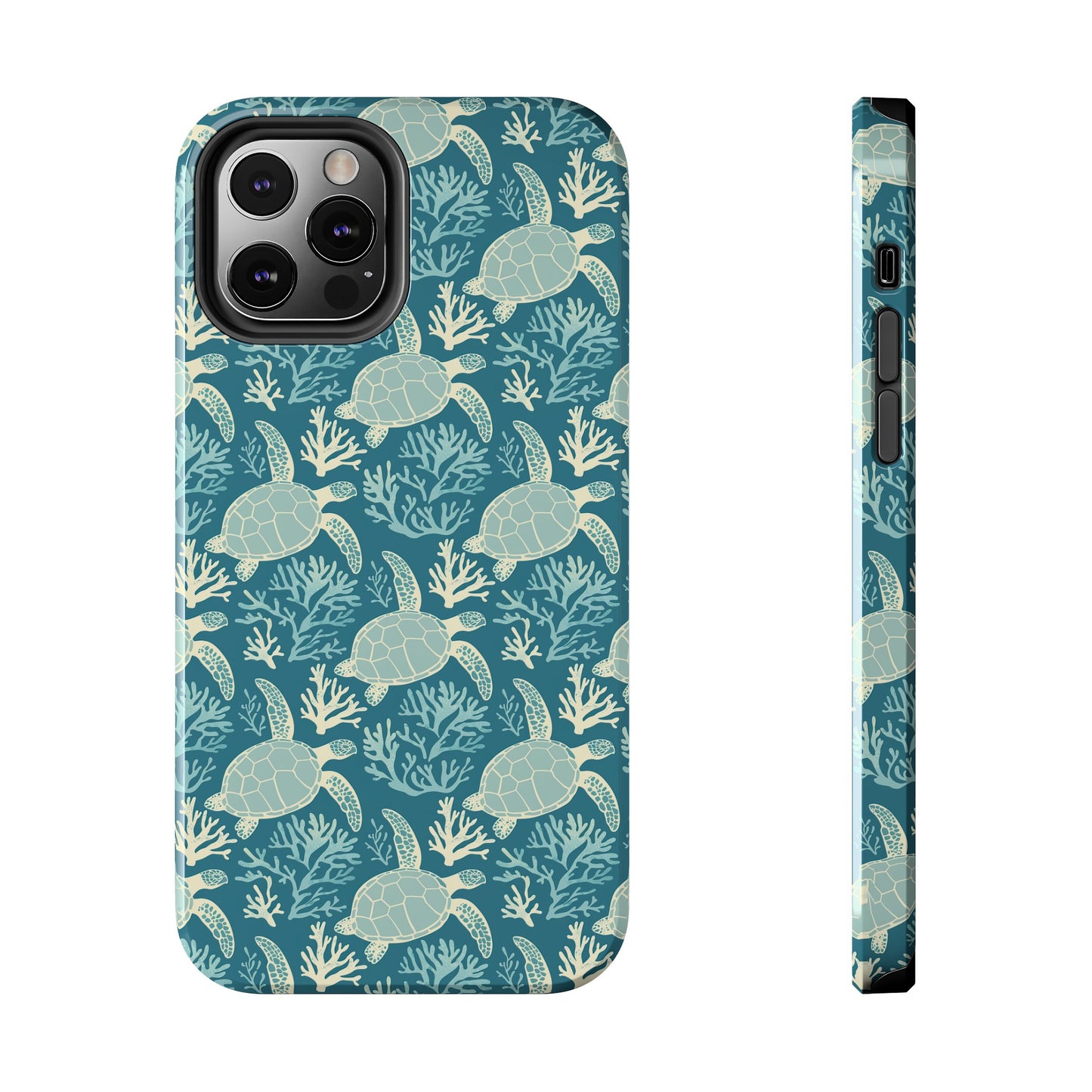 Blue Sea Turtle  - Tough Phone Cases