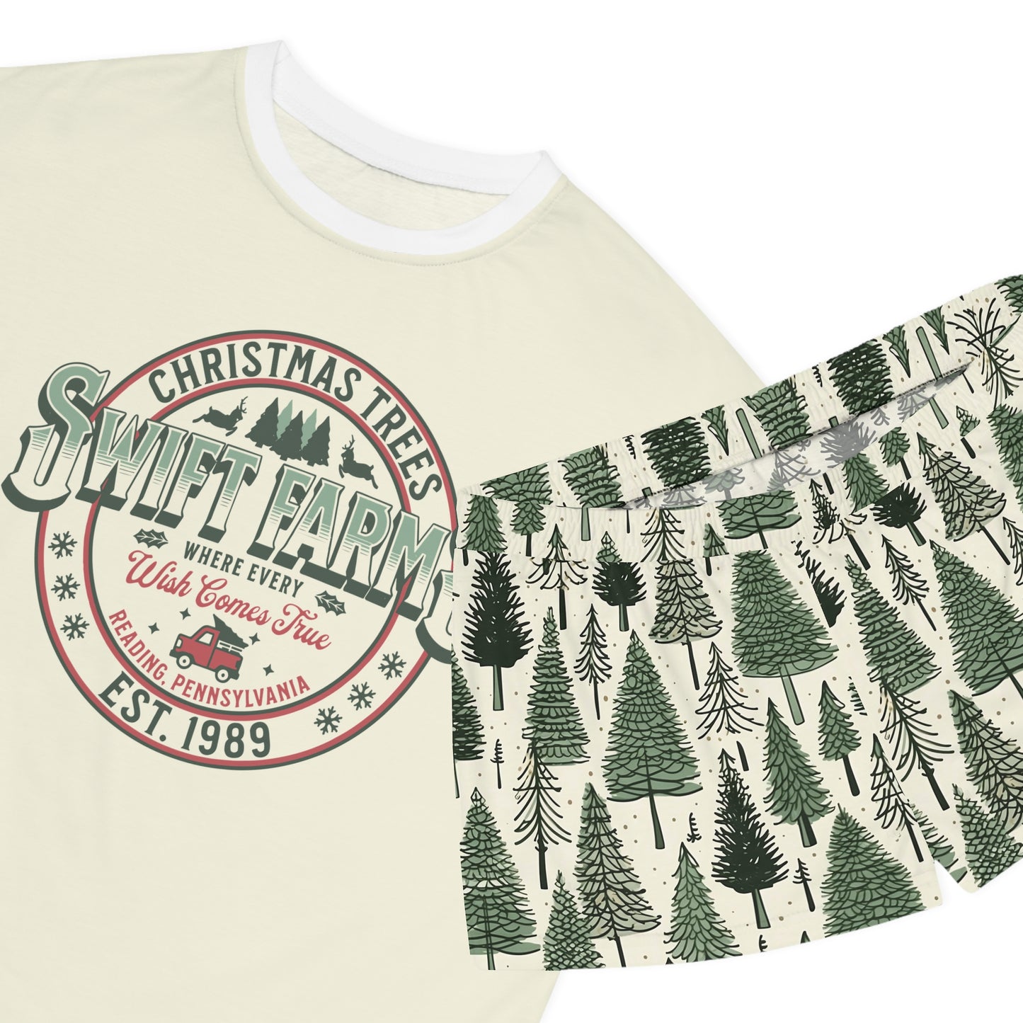 Christmas Tree Farm - Women's Short Pajama Set