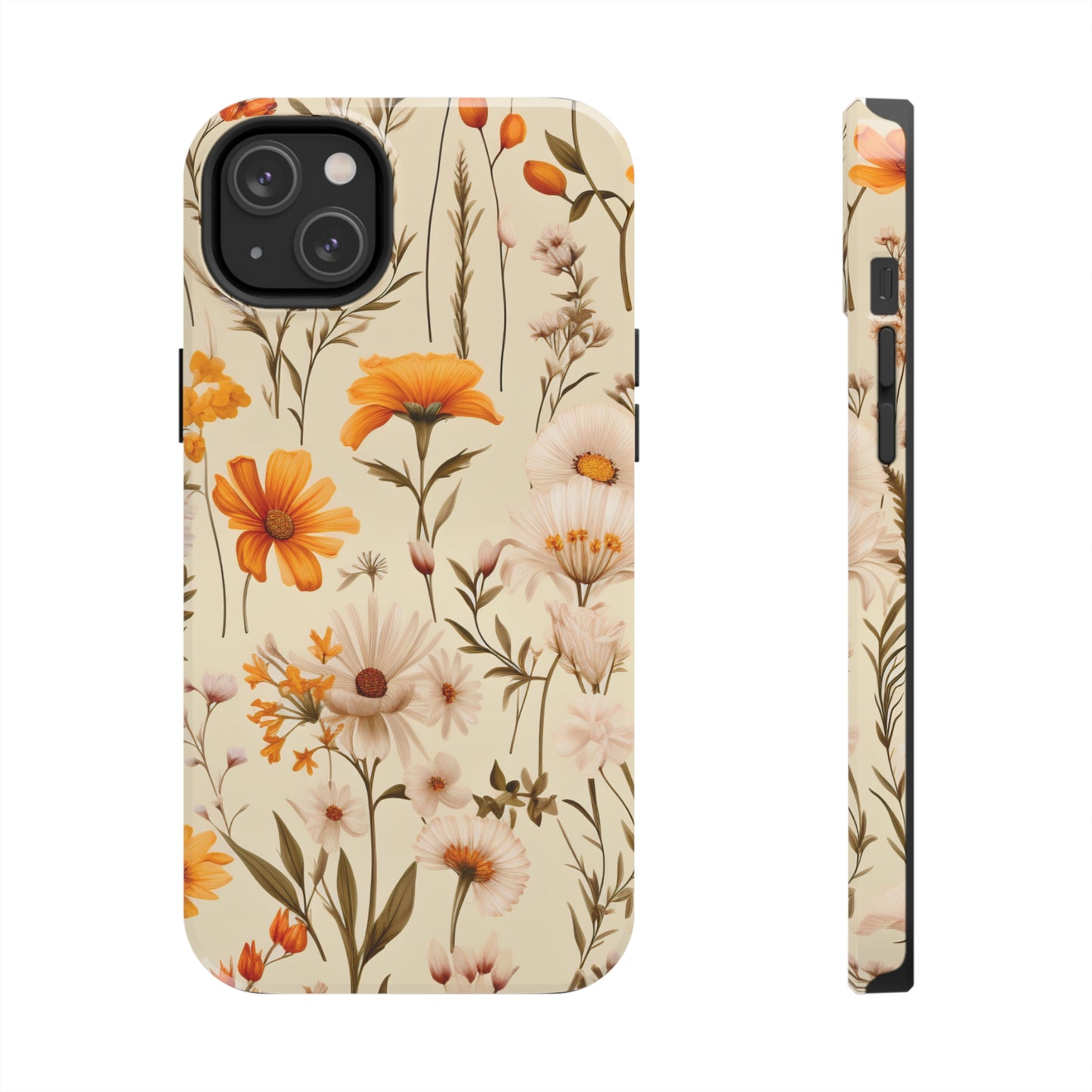 Yellow Floral - Tough Phone Cases