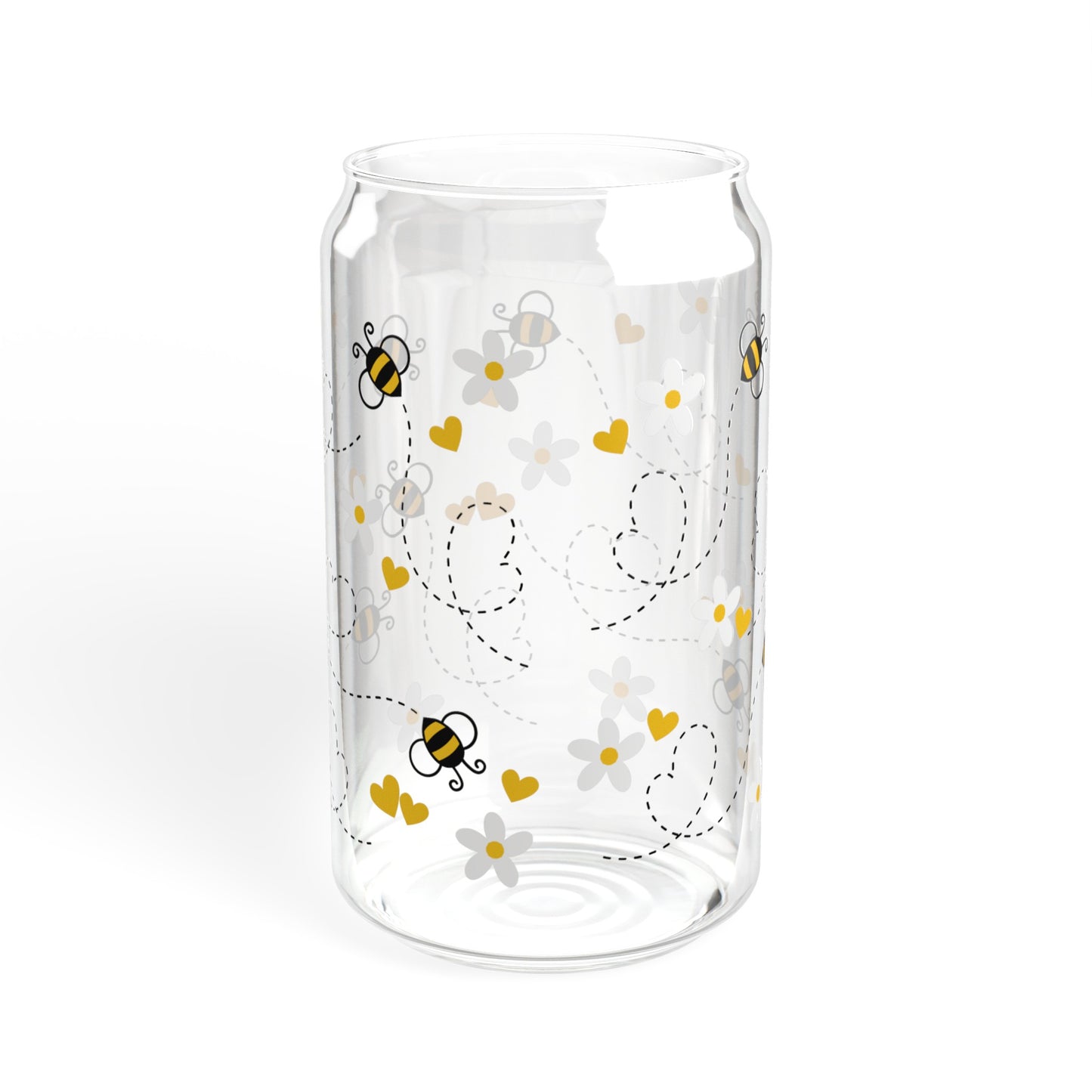 Buzzing Bees - Sipper Glass, 16oz