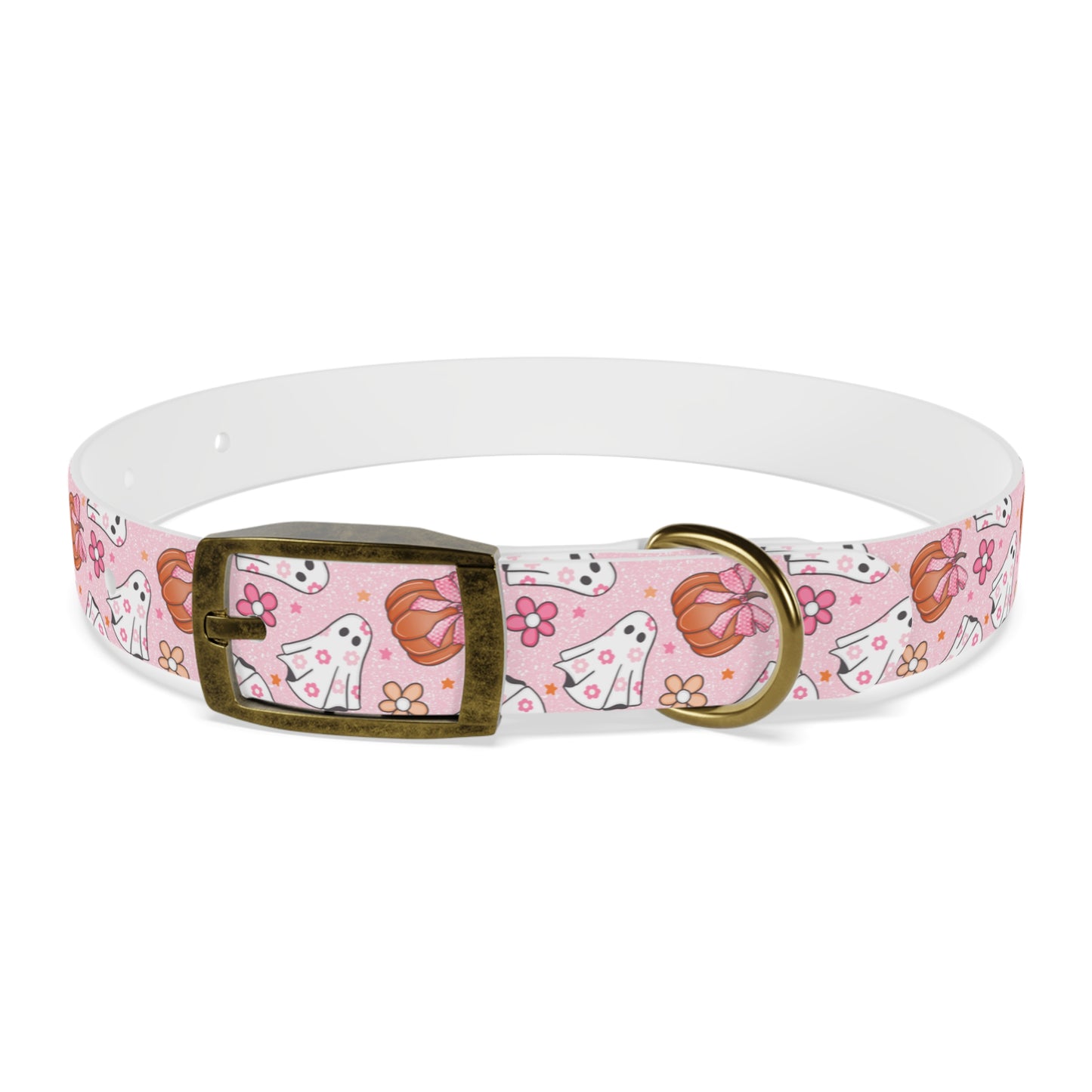 Pink Ghost  - Dog Collar