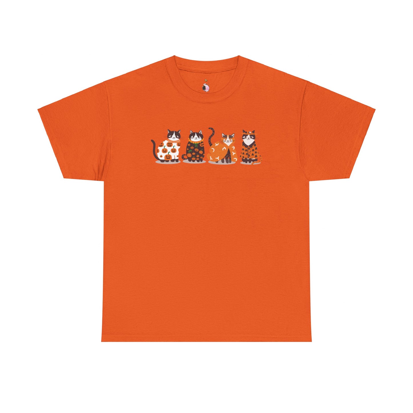 Halloween Kitties - Unisex Heavy Cotton Tee