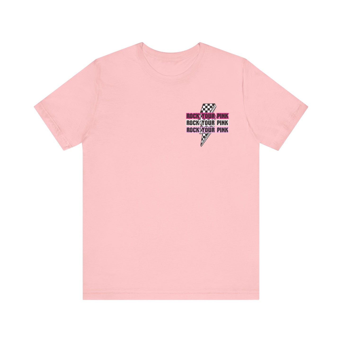 Checkered Rock Your Pink - Unisex Tee