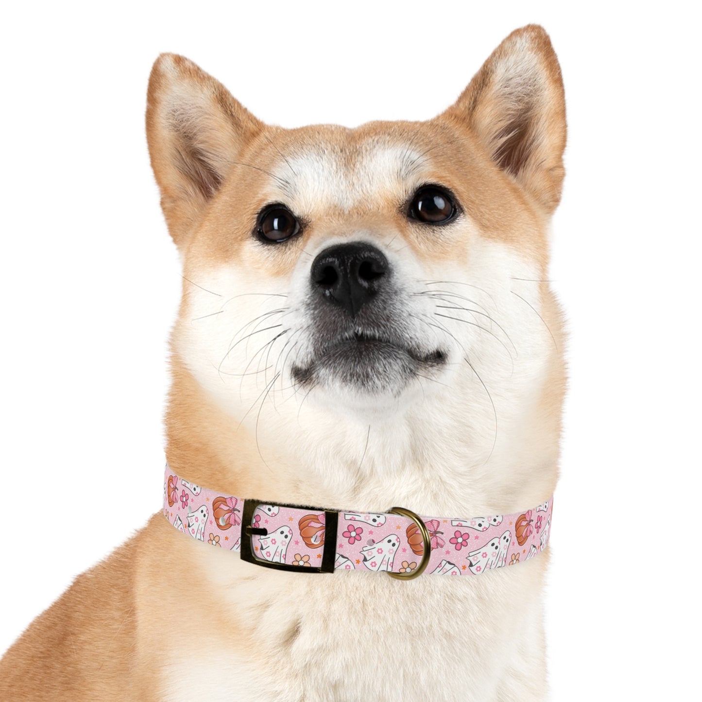 Pink Ghost  - Dog Collar